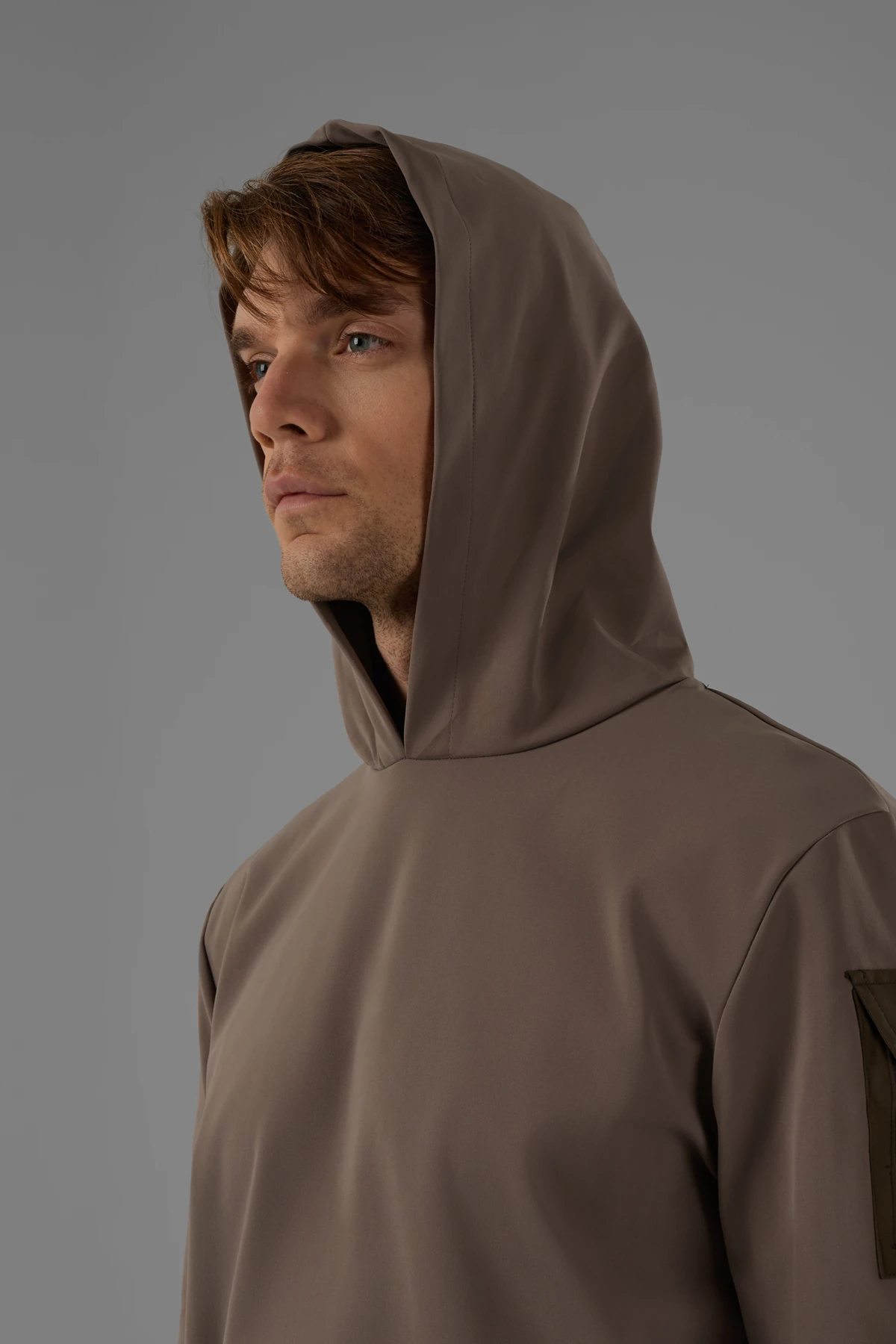 EXUMA ERKEK KAPÜŞONLU SWEATSHIRT 2519007 - VIZON