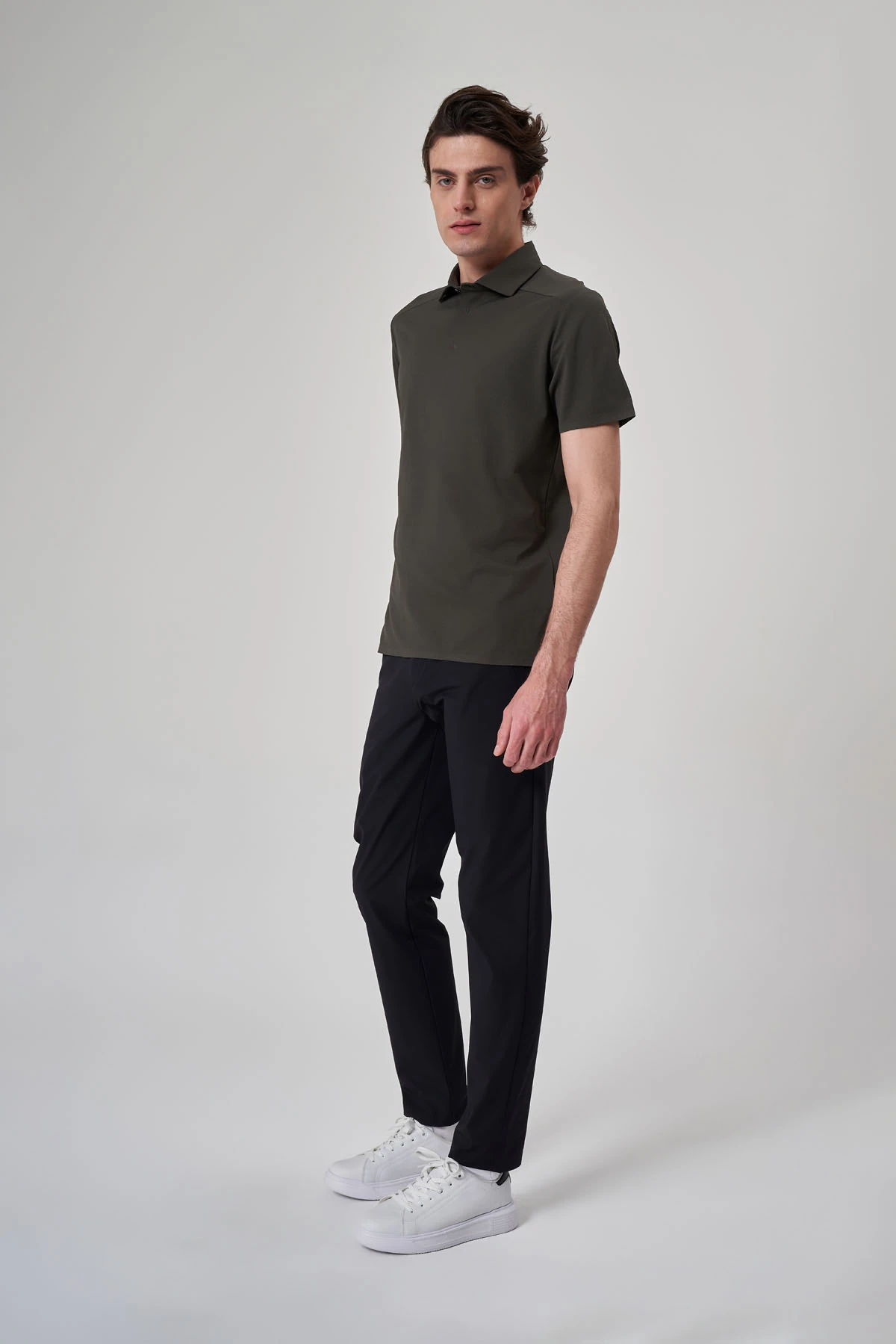 EXUMA POLO YAKA T-SHIRT 1412034 - 801-KHAKI