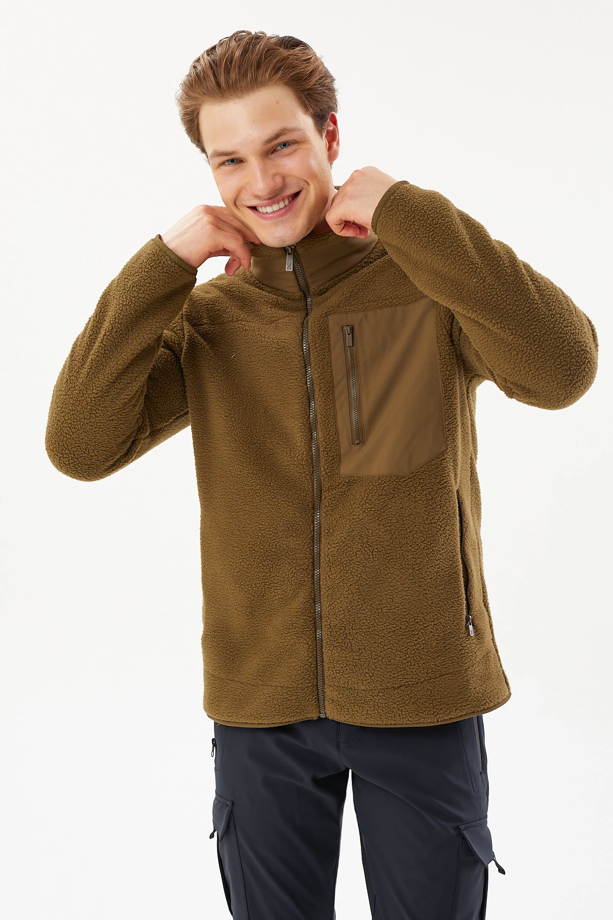 EXUMA ERKEK PELUŞ POLAR 2411149 - KHAKİ