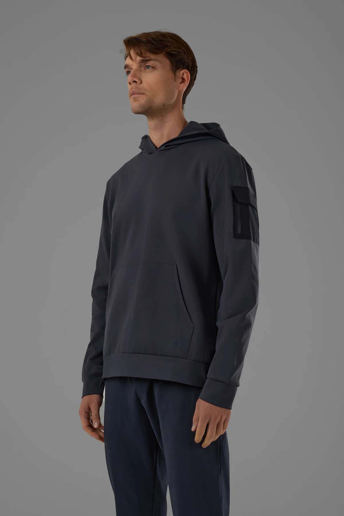 EXUMA ERKEK KAPÜŞONLU SWEATSHIRT 2519007 - INDIGO