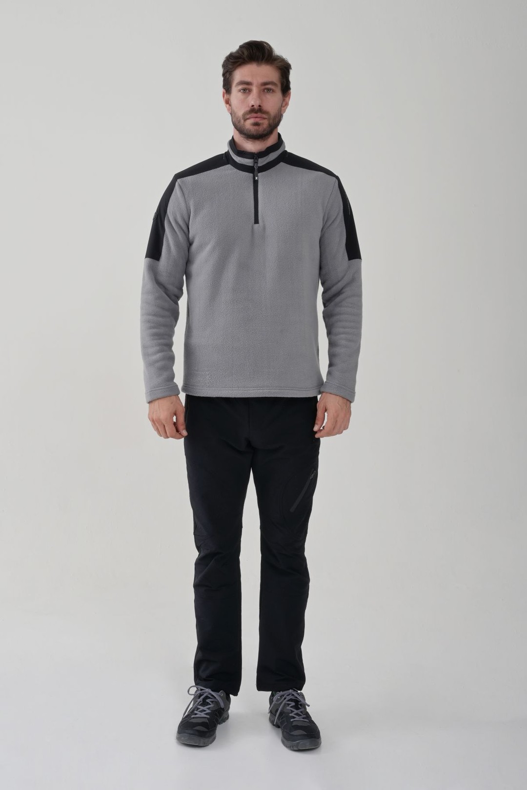 EXUMA ERKEK YARIM FERMUARLI POLAR 2412004 - GREY