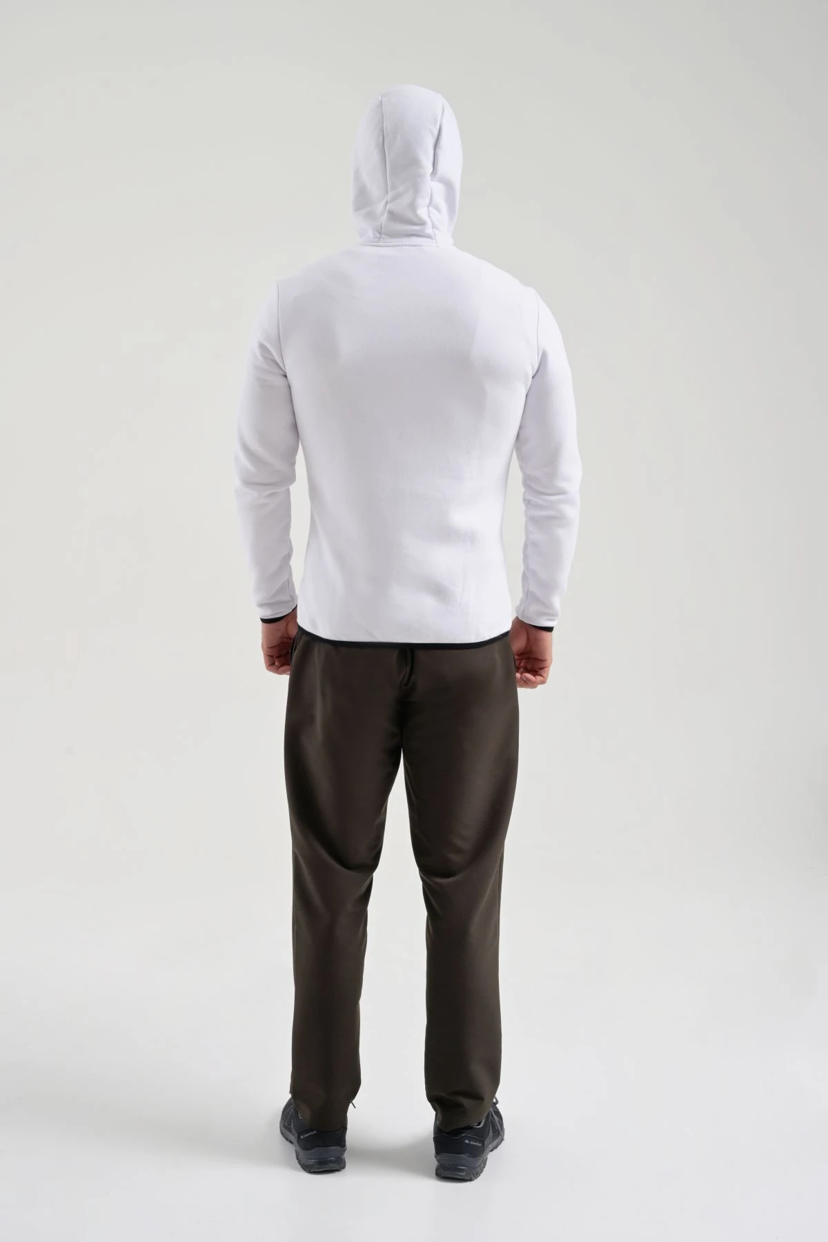 EXUMA ERKEK TAM FERMUARLI SWEATSHIRT 2312250 - WHITE