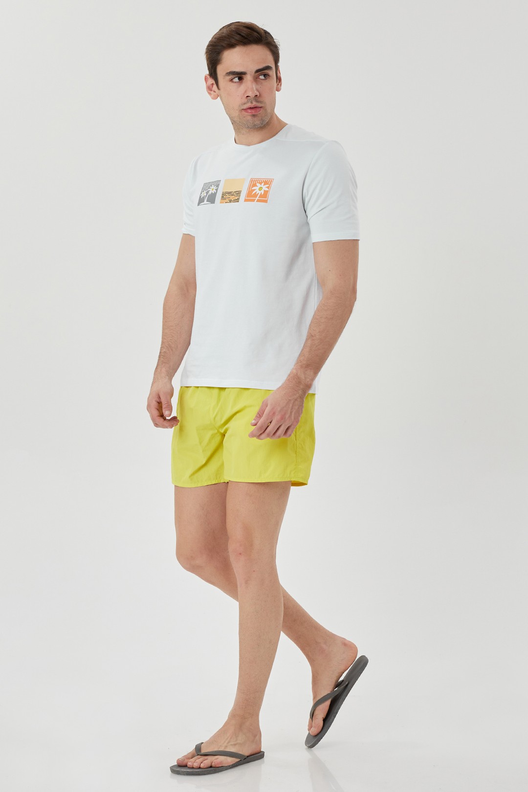 EXUMA ERKEK DENİZ ŞORTU 1215099 - 741-YELLOW