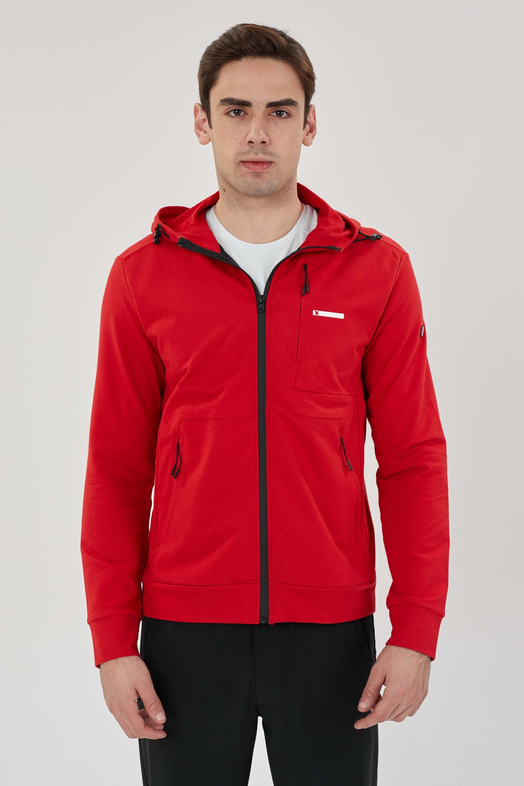 EXUMA ERKEK EŞOFMAN ÜSTÜ 1419004 - 657-RED