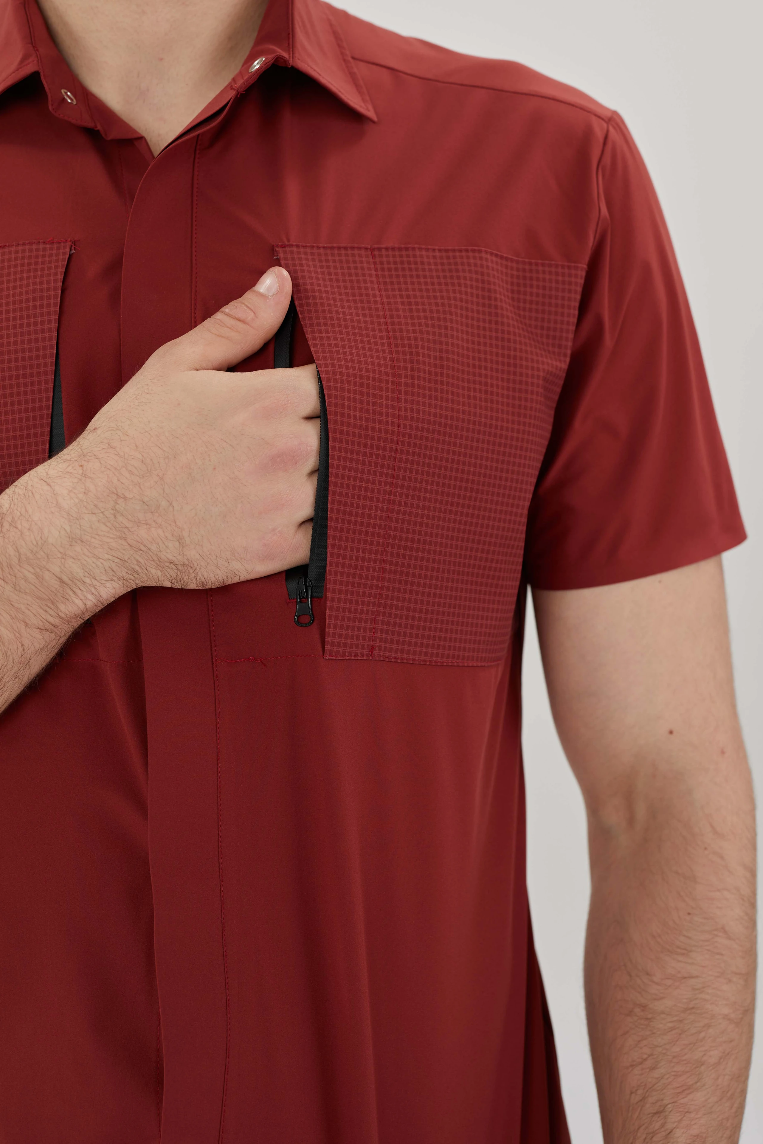 EXUMA ERKEK OUTDOOR GÖMLEK 1417017 - 677-BORDEAUX