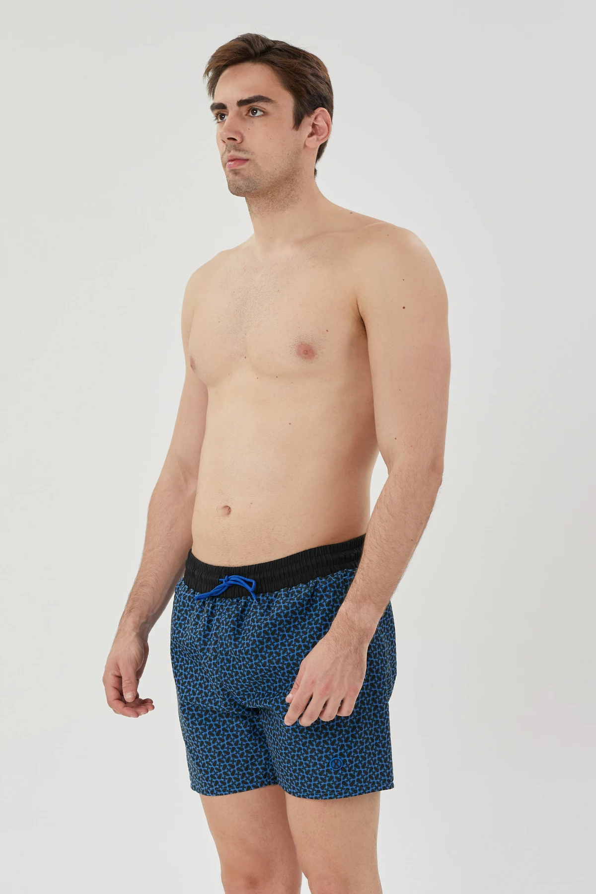 EXUMA ERKEK BASKILI DENİZ ŞORTU 1415033 - 106-BLUE PRINT