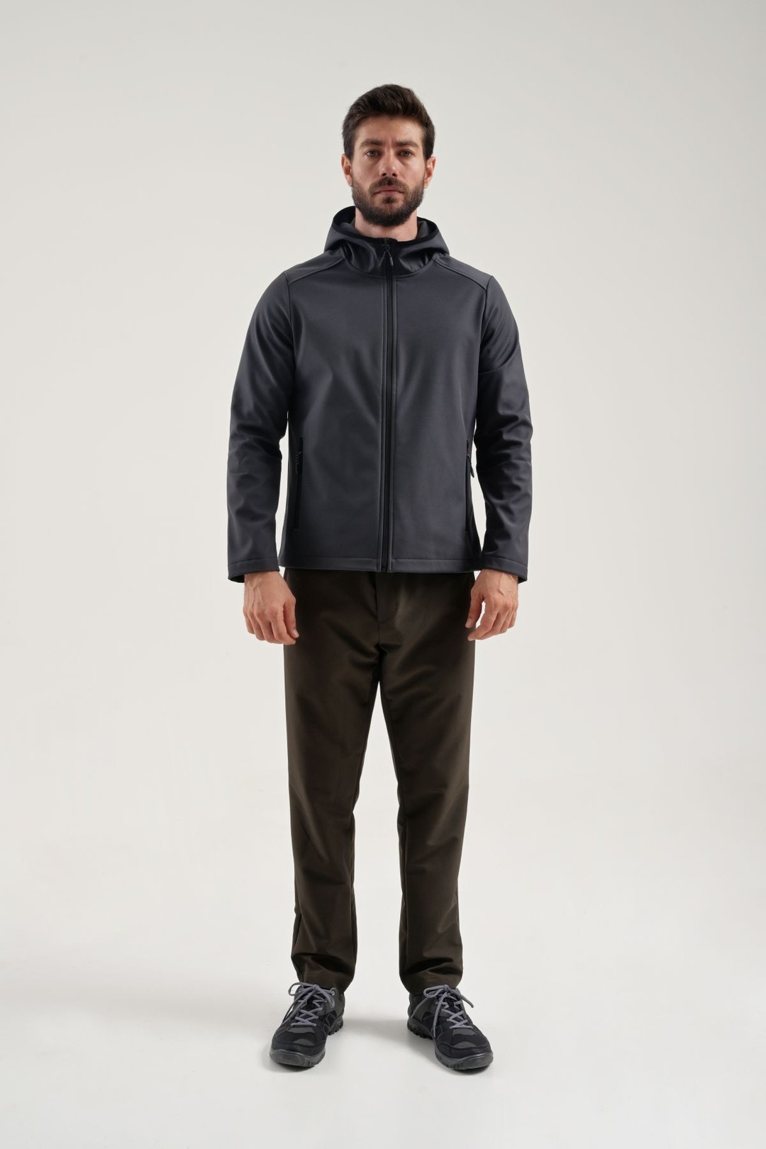 EXUMA ERKEK SOFTSHELL MONT 2311161 - ANTRASİT