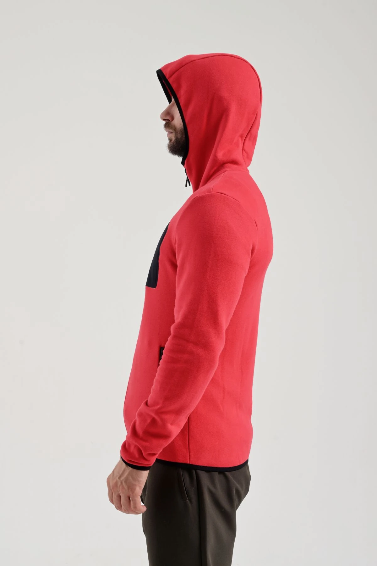 EXUMA ERKEK TAM FERMUARLI SWEATSHIRT 2312250 - 657-RED