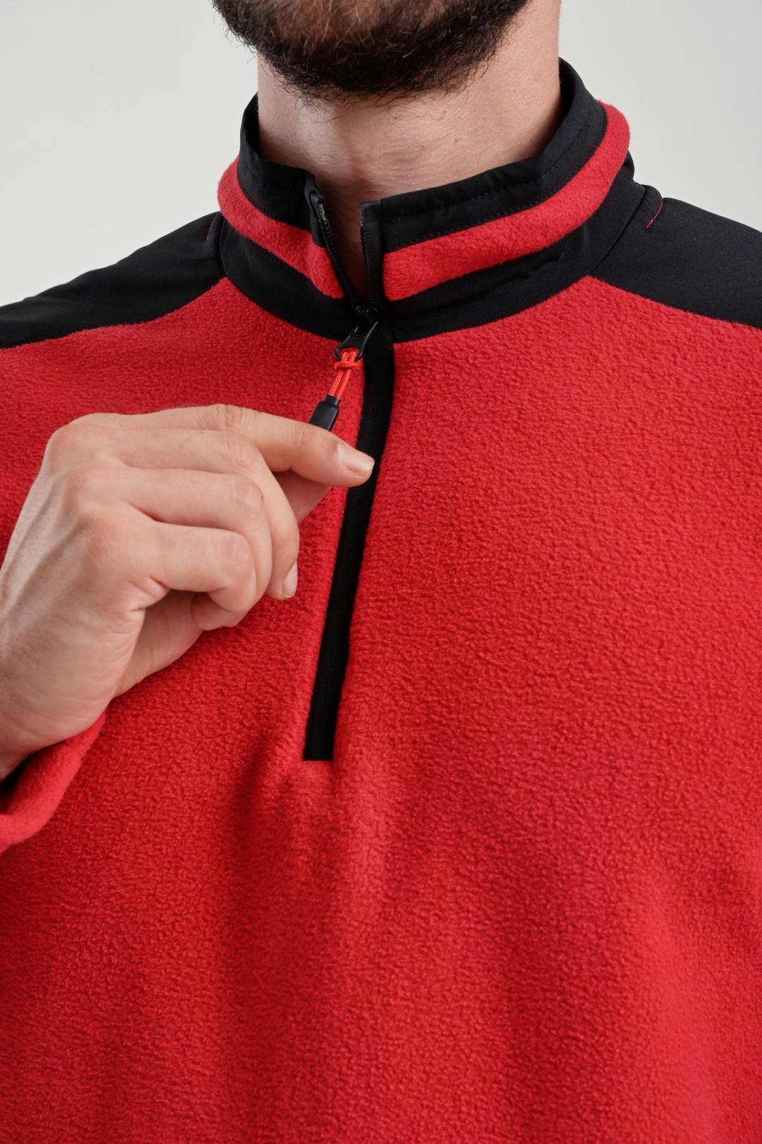 EXUMA ERKEK YARIM FERMUARLI POLAR 2412004 - 657-RED