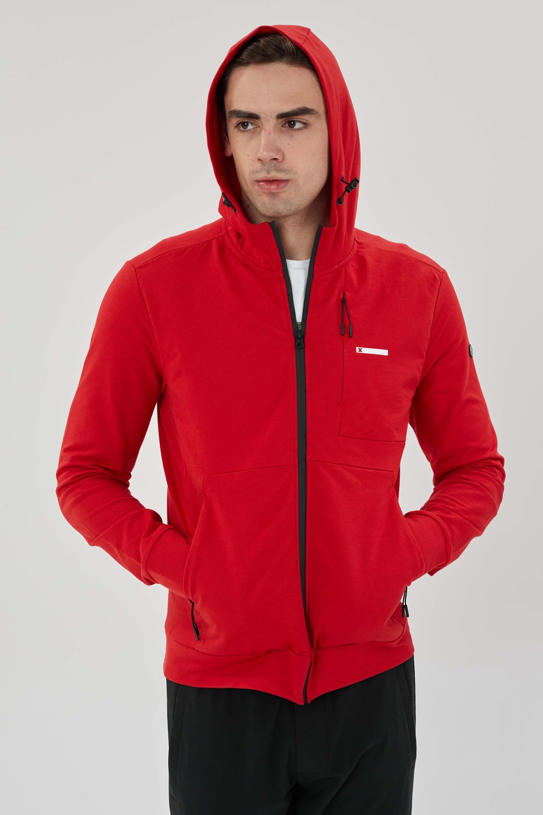 EXUMA ERKEK EŞOFMAN ÜSTÜ 1419004 - 657-RED