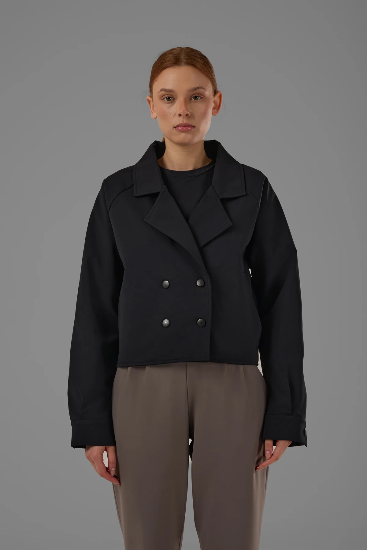 EXUMA KADIN CEKET 2529183 - Siyah