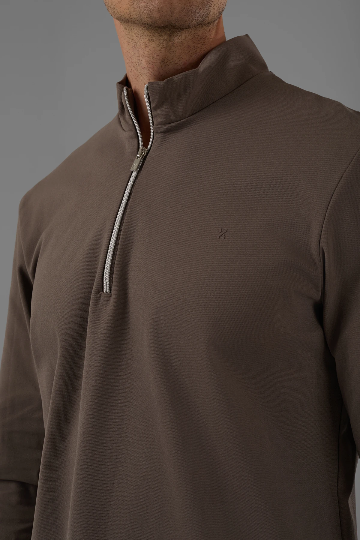 EXUMA ERKEK KAYIKÇI YAKA SWEATSHIRT 2519009 - VIZON