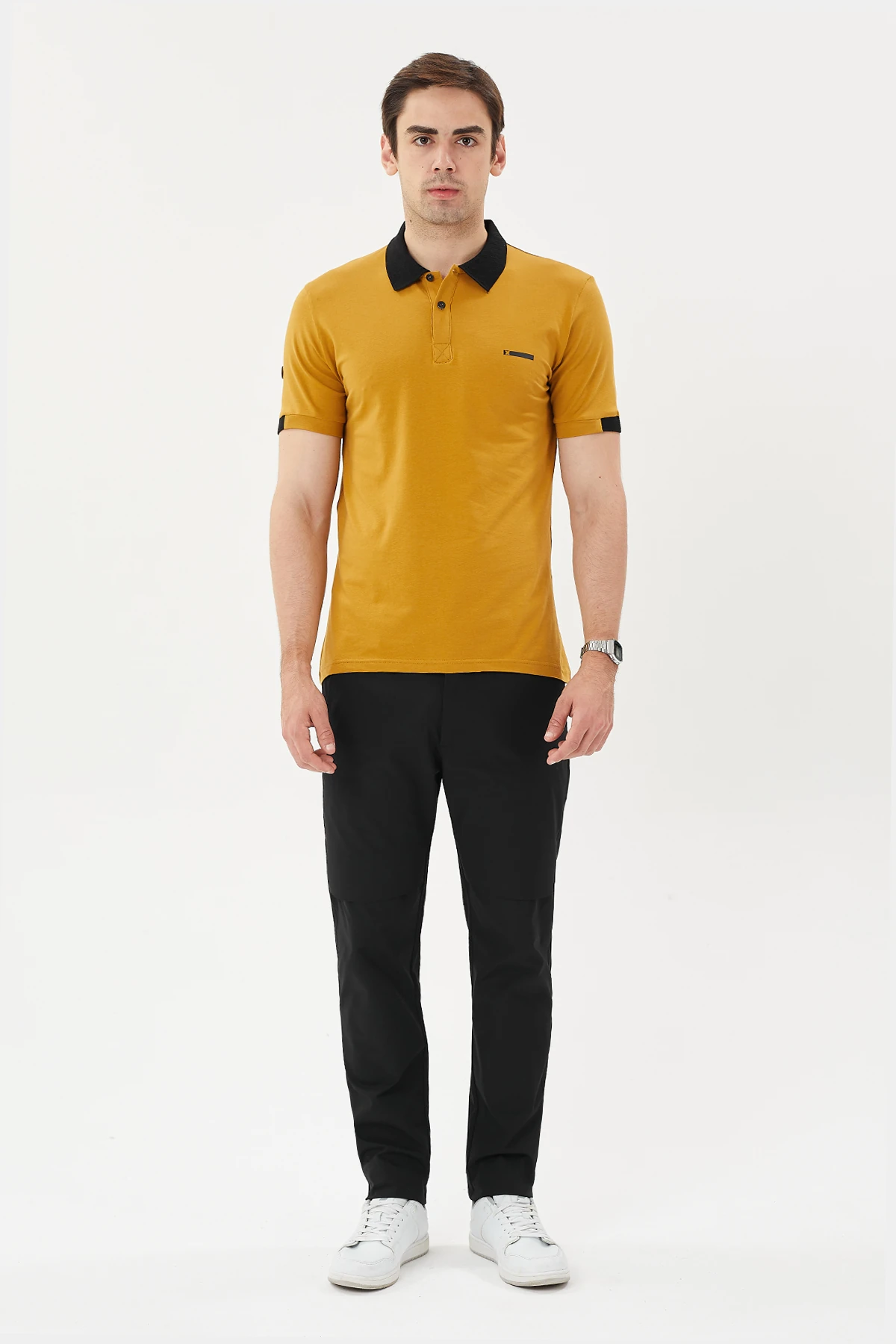 EXUMA ERKEK POLO YAKA T-SHIRT 1412036 - 738-HARDAL