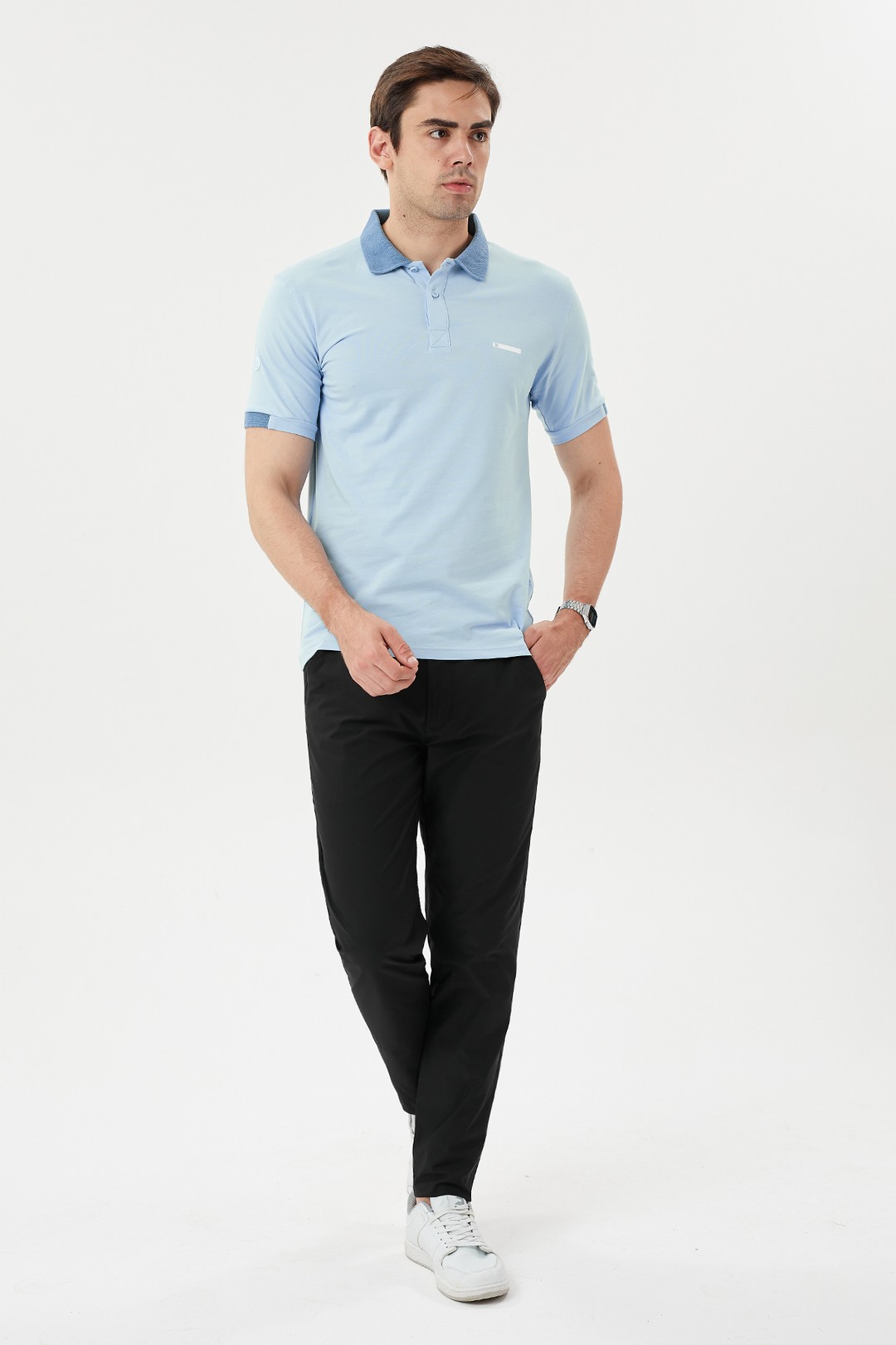 EXUMA ERKEK POLO YAKA T-SHIRT 1412036 - 412-BLUE