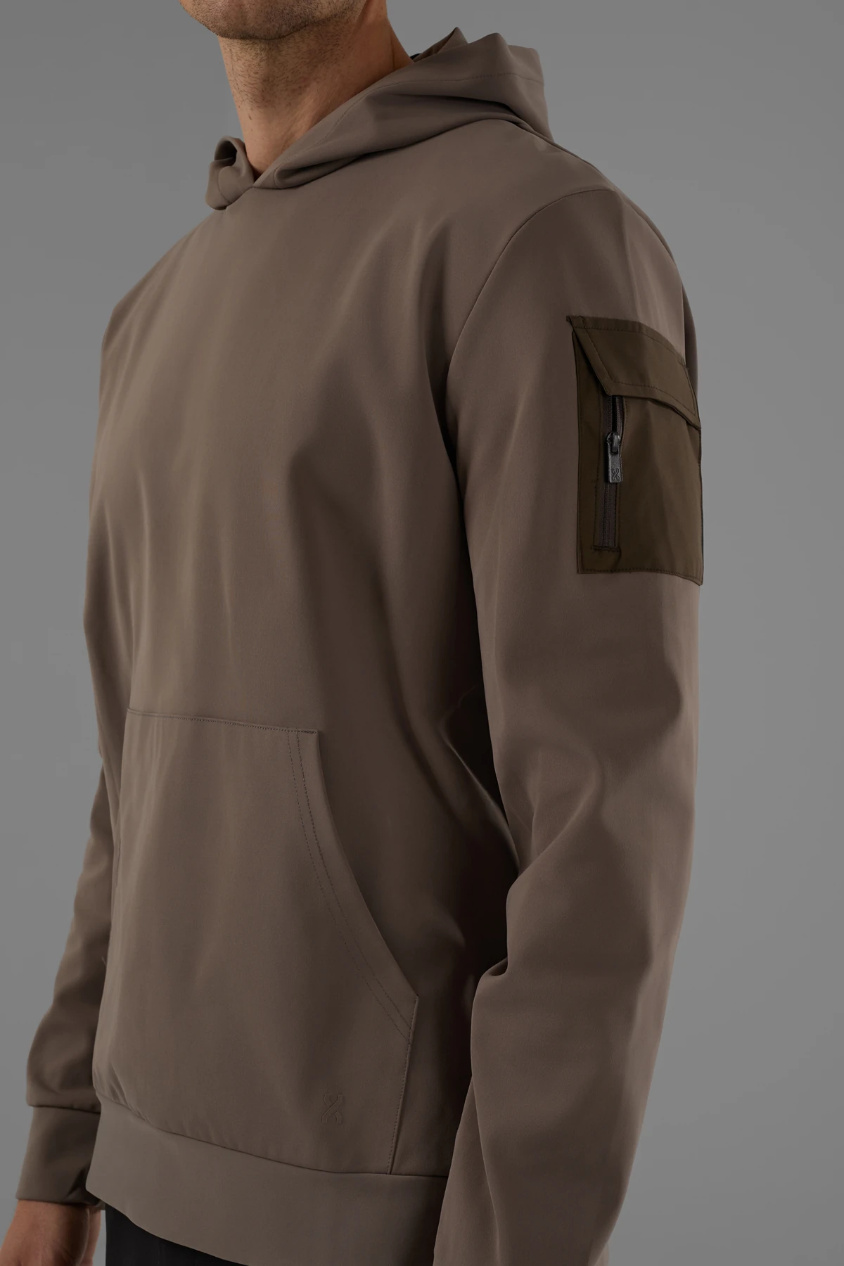 EXUMA ERKEK KAPÜŞONLU SWEATSHIRT 2519007 - VIZON