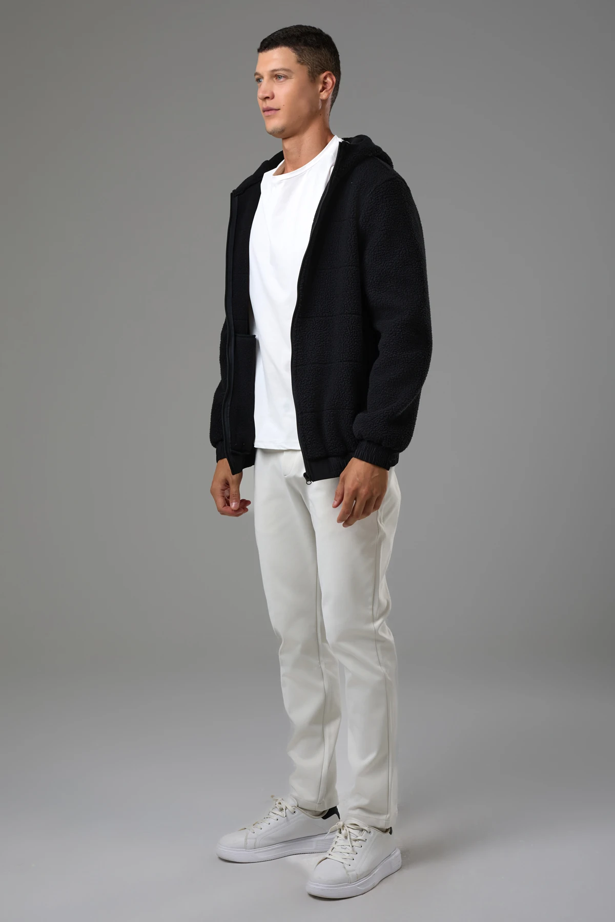 EXUMA ERKEK PELUŞ POLAR 2511199 - Siyah