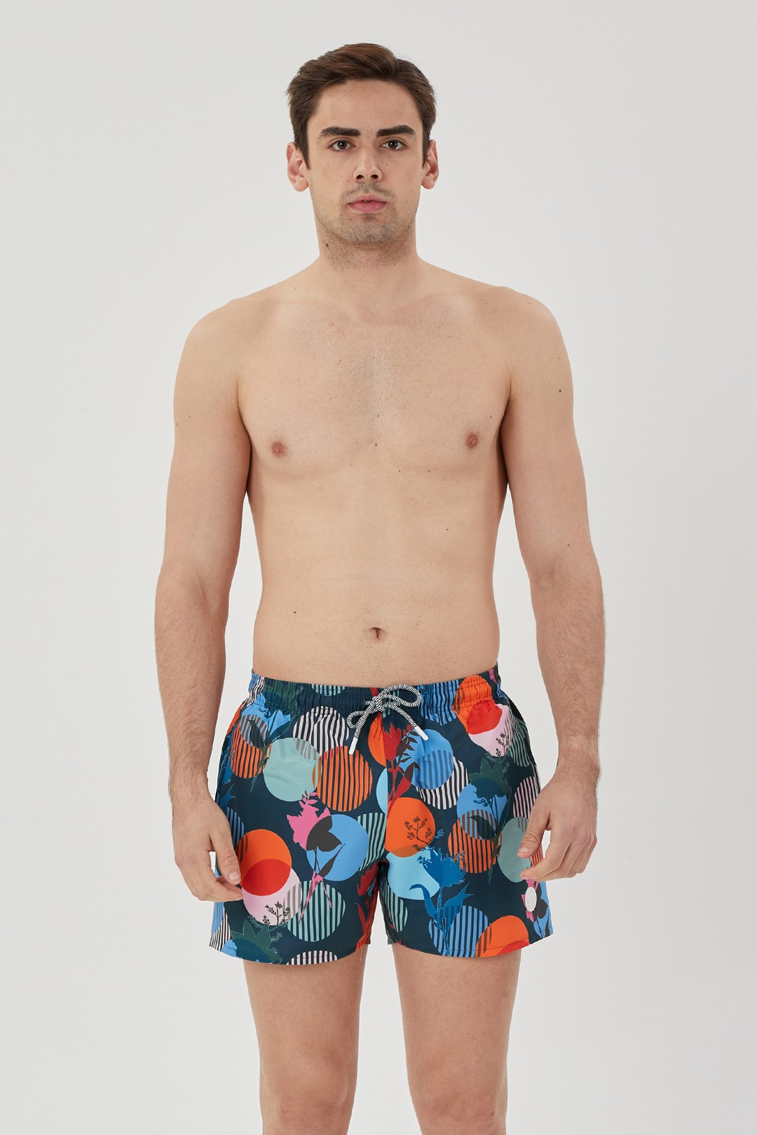 EXUMA Men's Printed Swim Shorts 1015041-B18 - DIGITAL PRINT