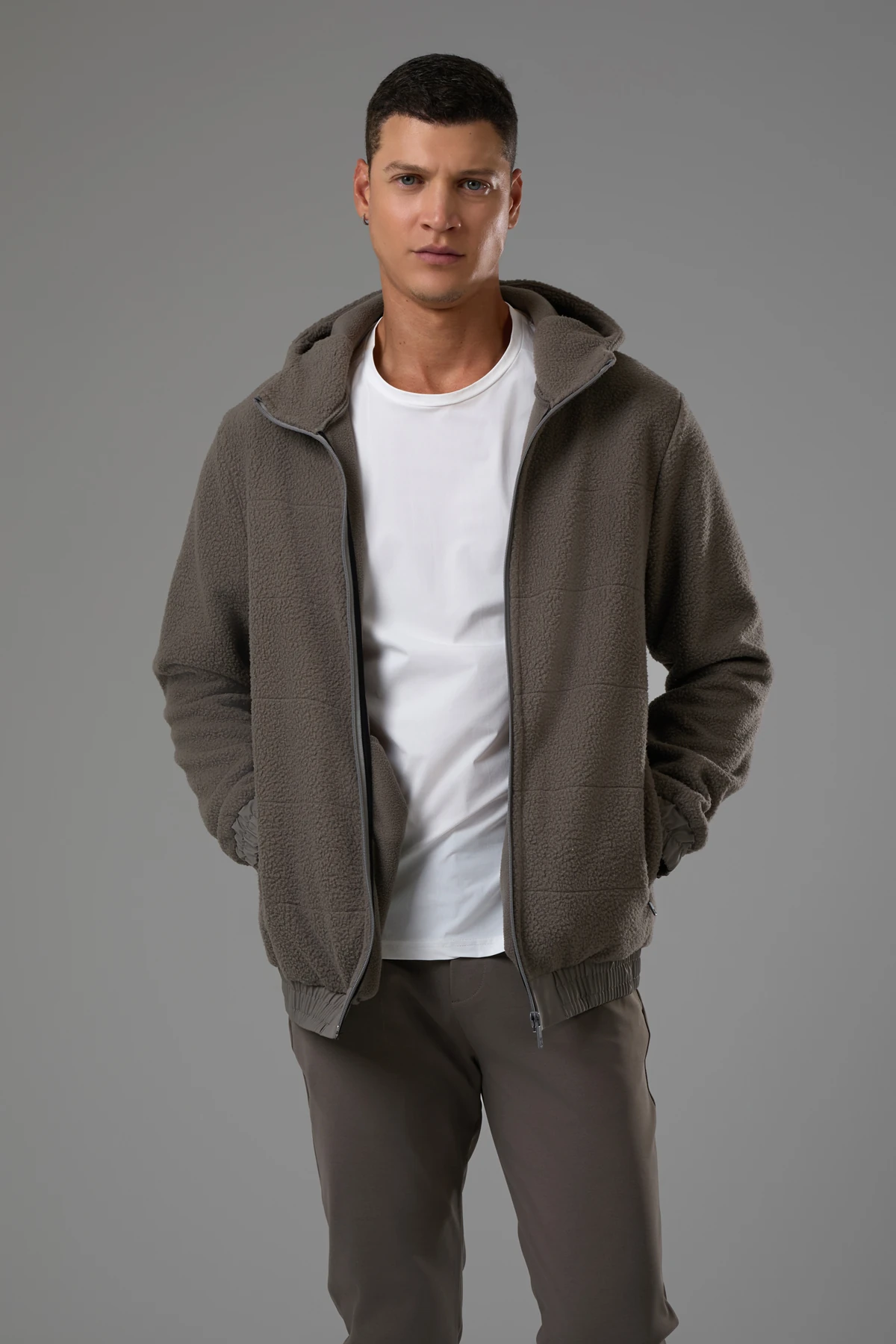 EXUMA ERKEK PELUŞ POLAR 2511199 - Gri