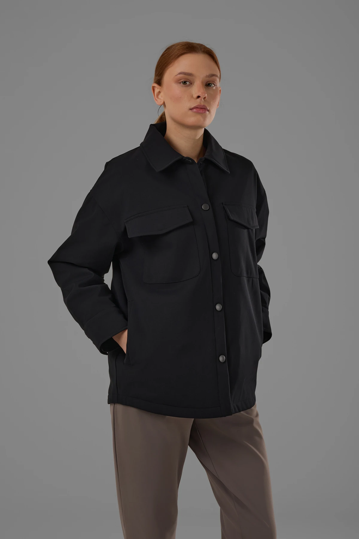 EXUMA KADIN CEKET 2521037 - Siyah