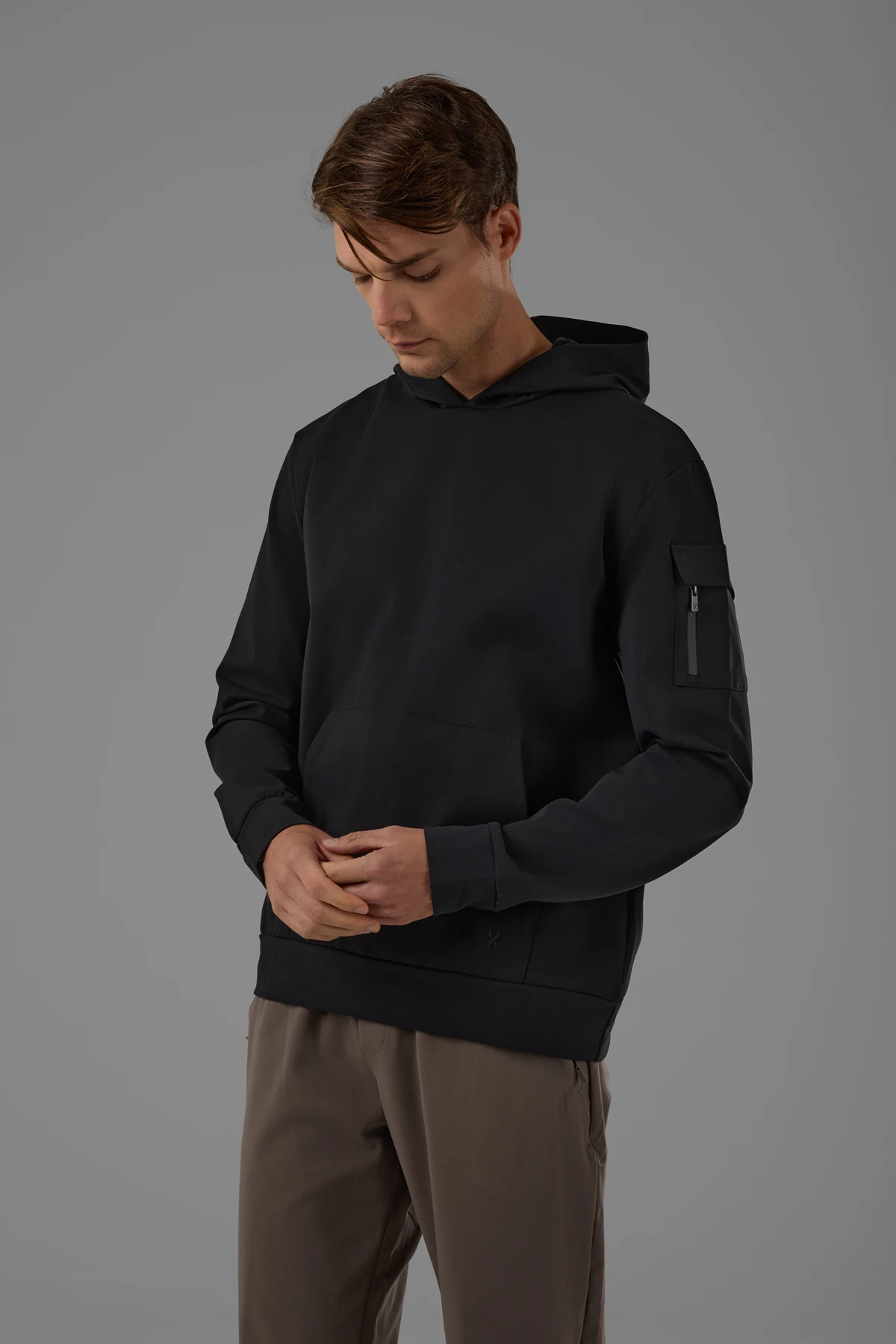 EXUMA ERKEK KAPÜŞONLU SWEATSHIRT 2519007 - Siyah