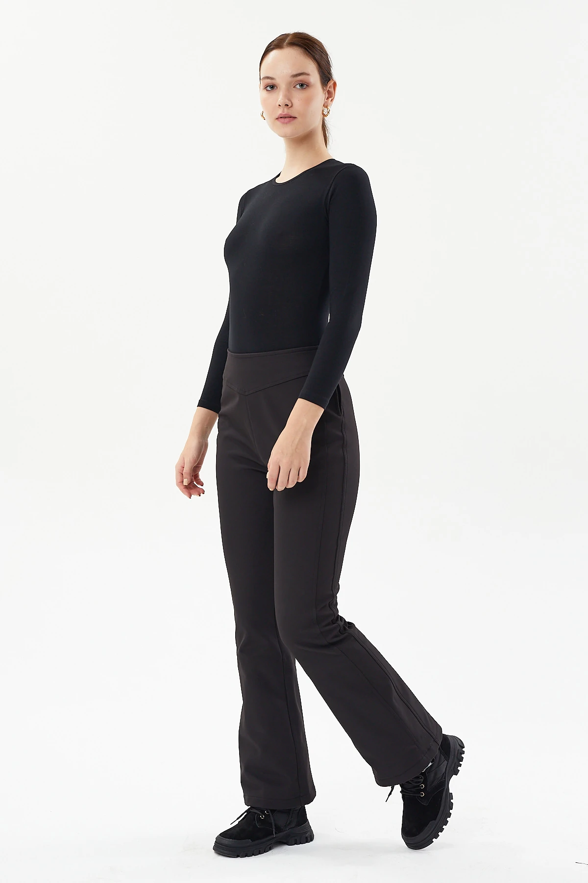 EXUMA KADIN SOFTHELL PANTOLON 2423027 - Siyah