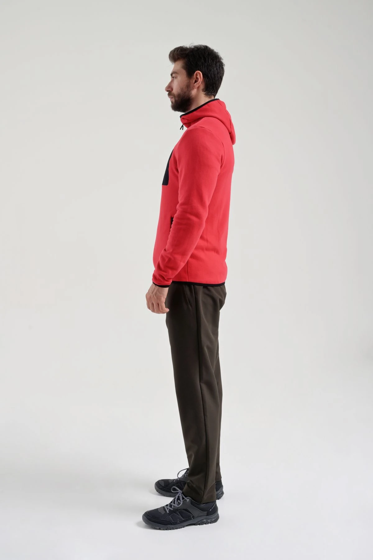 EXUMA ERKEK TAM FERMUARLI SWEATSHIRT 2312250 - 657-RED