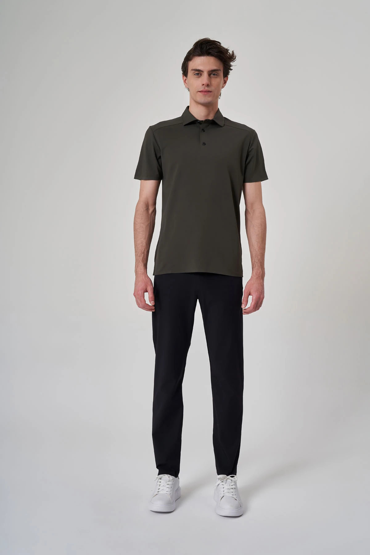 EXUMA POLO YAKA T-SHIRT 1412034 - 801-KHAKI