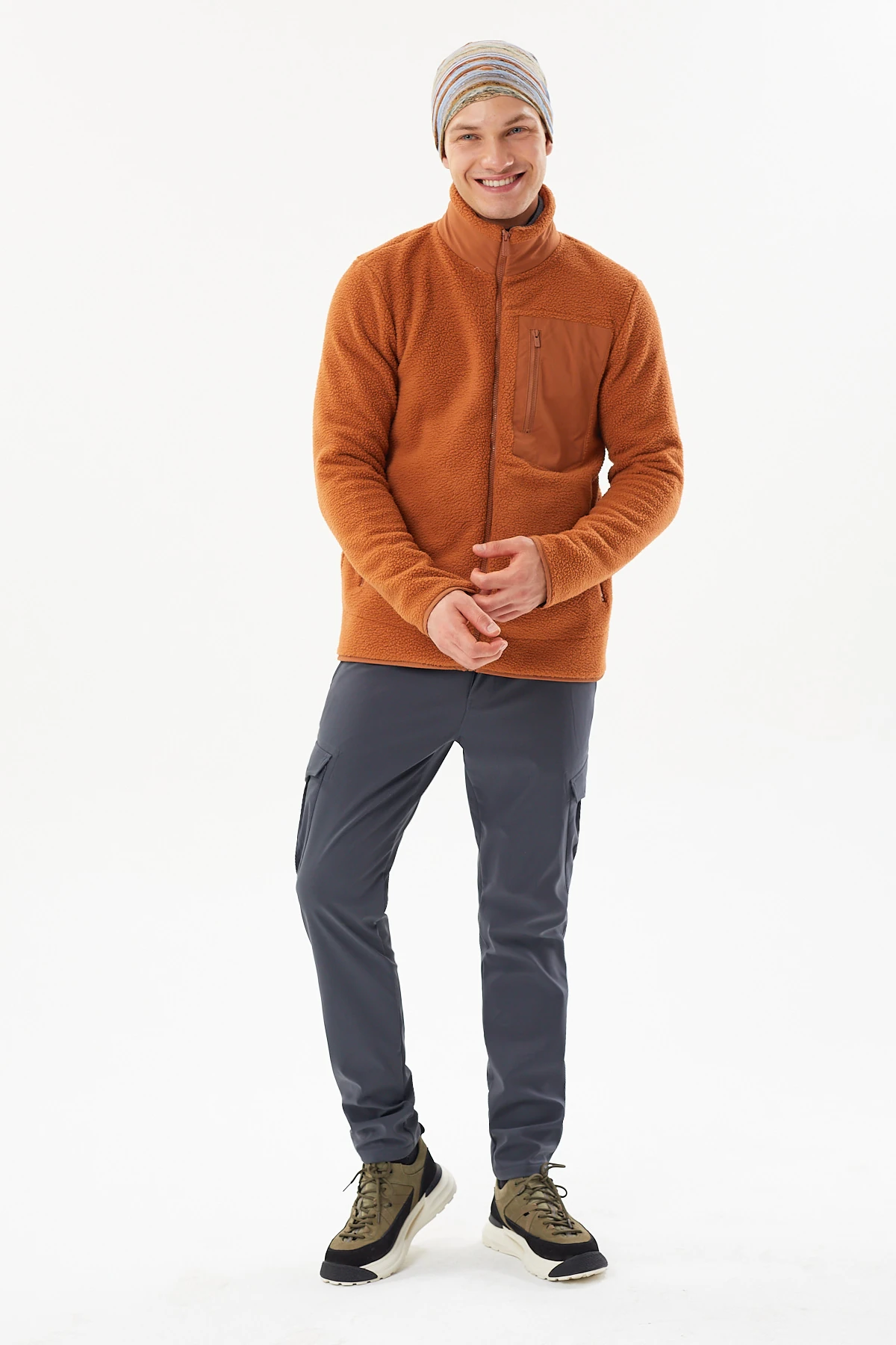 EXUMA ERKEK PELUŞ POLAR 2411149 - TUĞLA