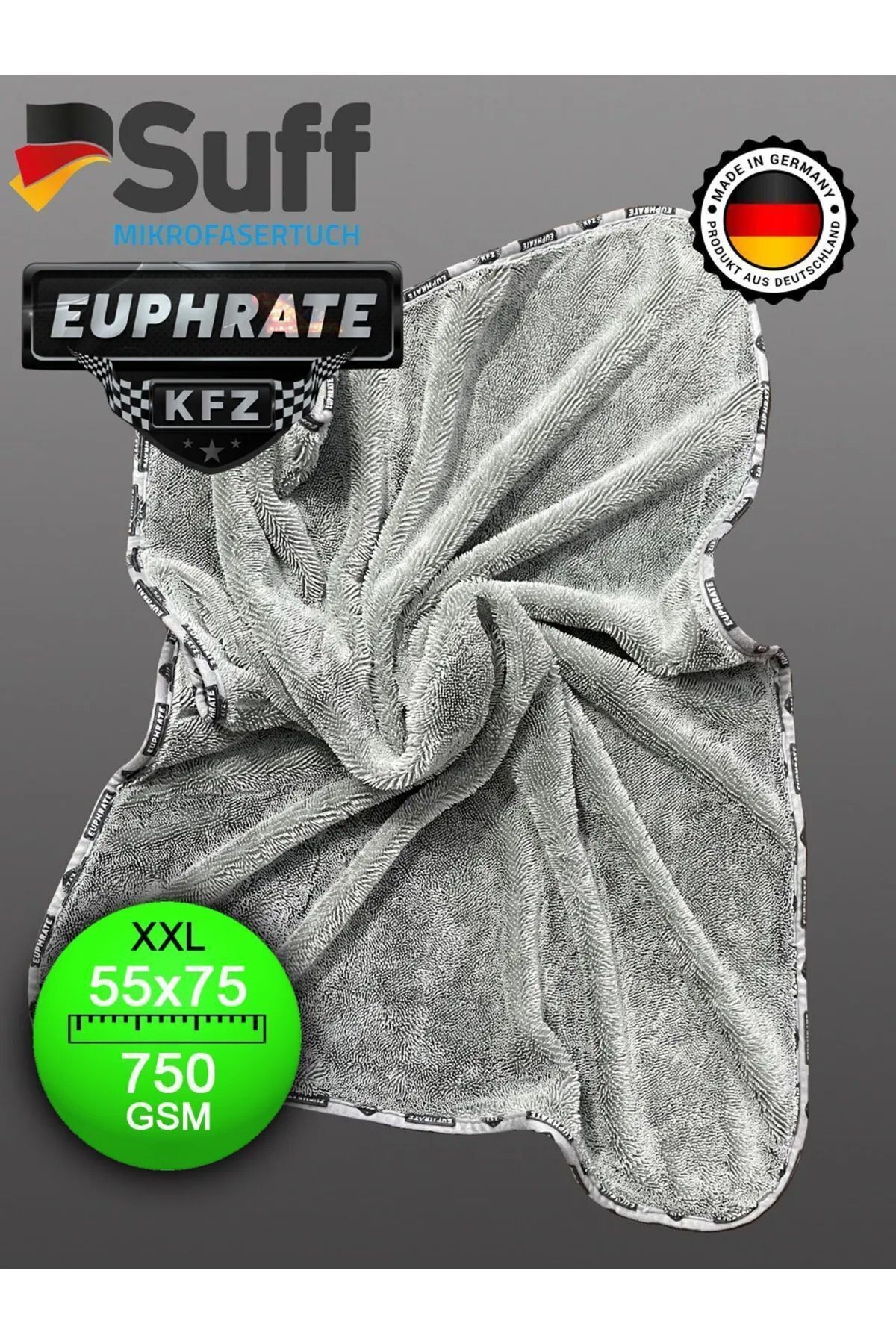 Mavi Yeşil Gri Bej 75x55cm Alman Üretim Tank Bezi