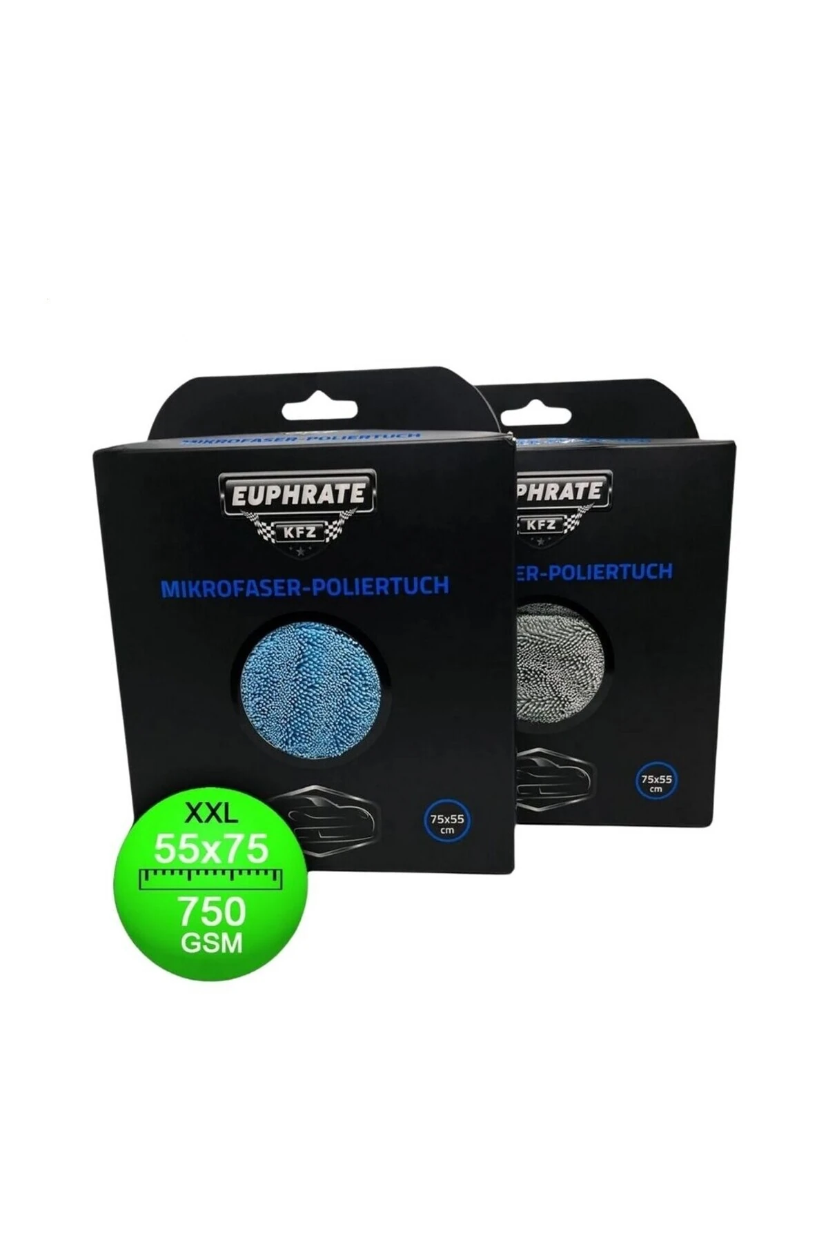 (2 ADET) Euphrate 75x55 Cm. Çizgi -Kare Alman Üretim Tank Bezi 750 Gsm Renkler: (MAVİ-GRİ-BEJ-YEŞİL)