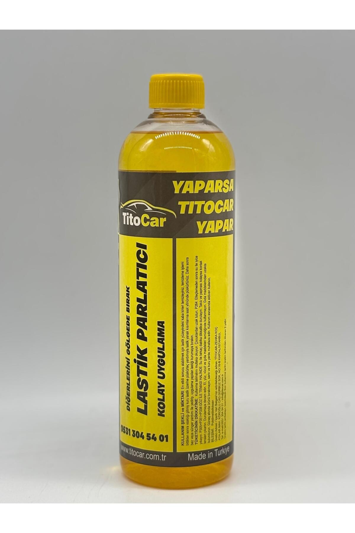 TİTOCAR PREMIUM LASTİK PARLATICI SIVI 600 ML
