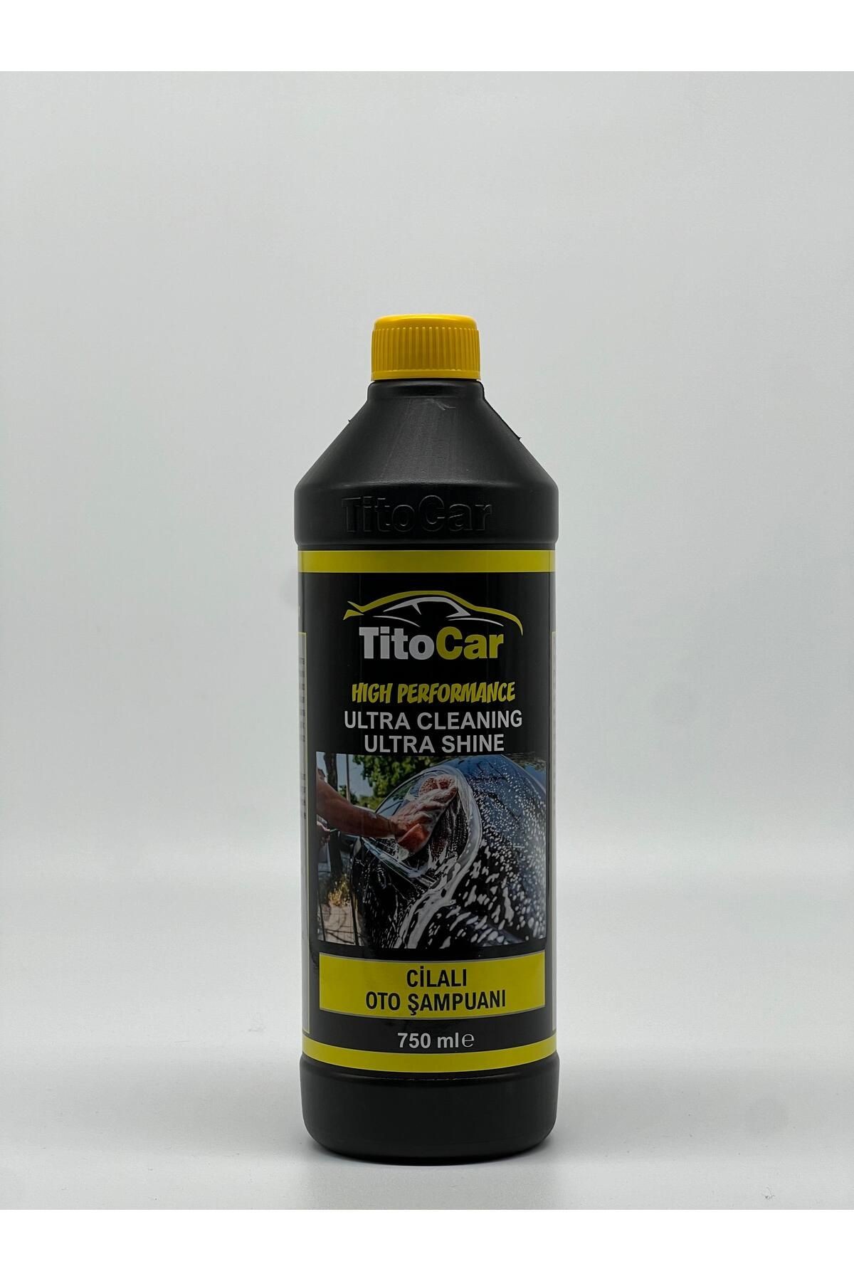 TİTOCAR PH NÖTR CİLALI OTO ŞAMPUANI +JUMBO ÇİFT TARAFLI ARAÇ YIKAMA ELDİVENİ İKİLİ AVANTAJ PAKETİ