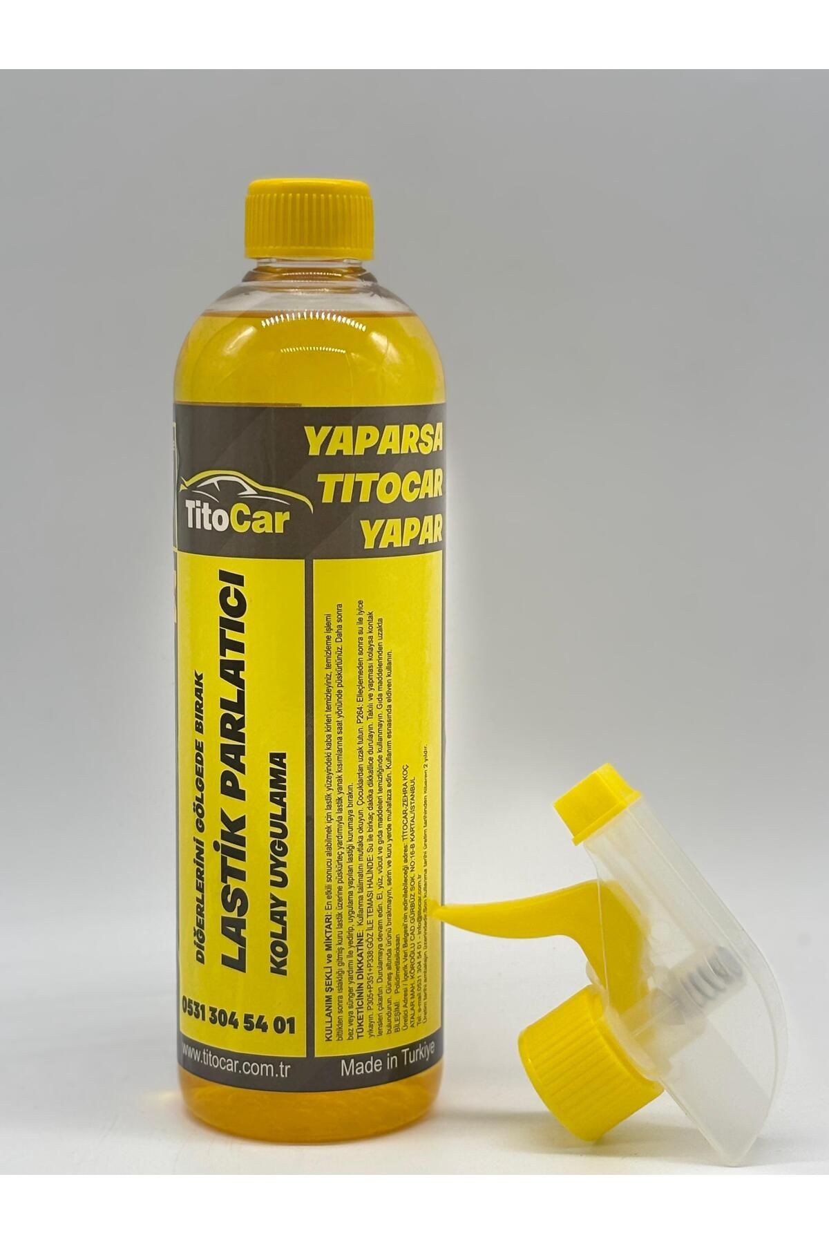 TİTOCAR PREMIUM LASTİK PARLATICI SIVI 600 ML