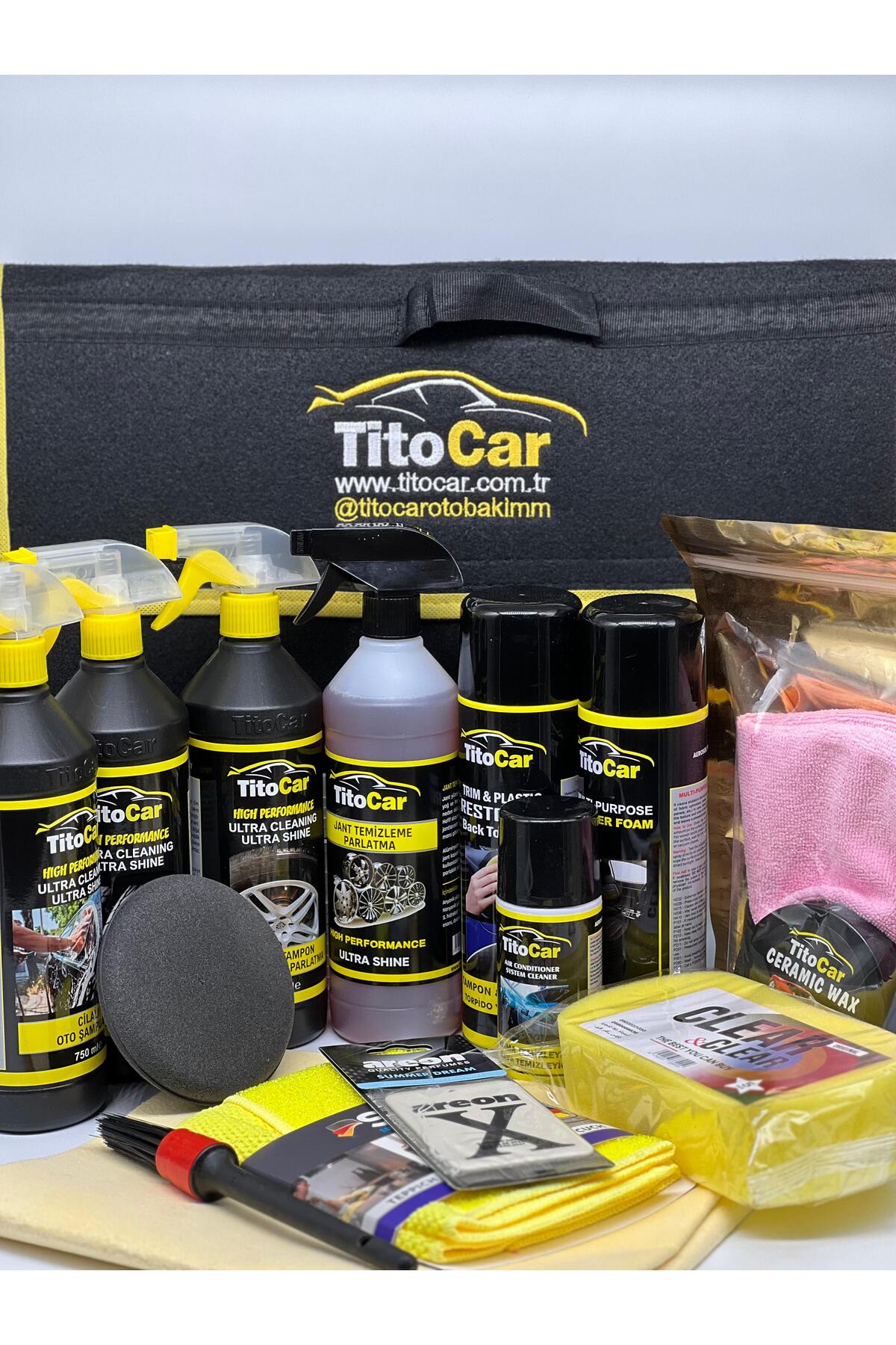 15 PARÇA TİTOCAR ARAÇ BAKIM SETİ