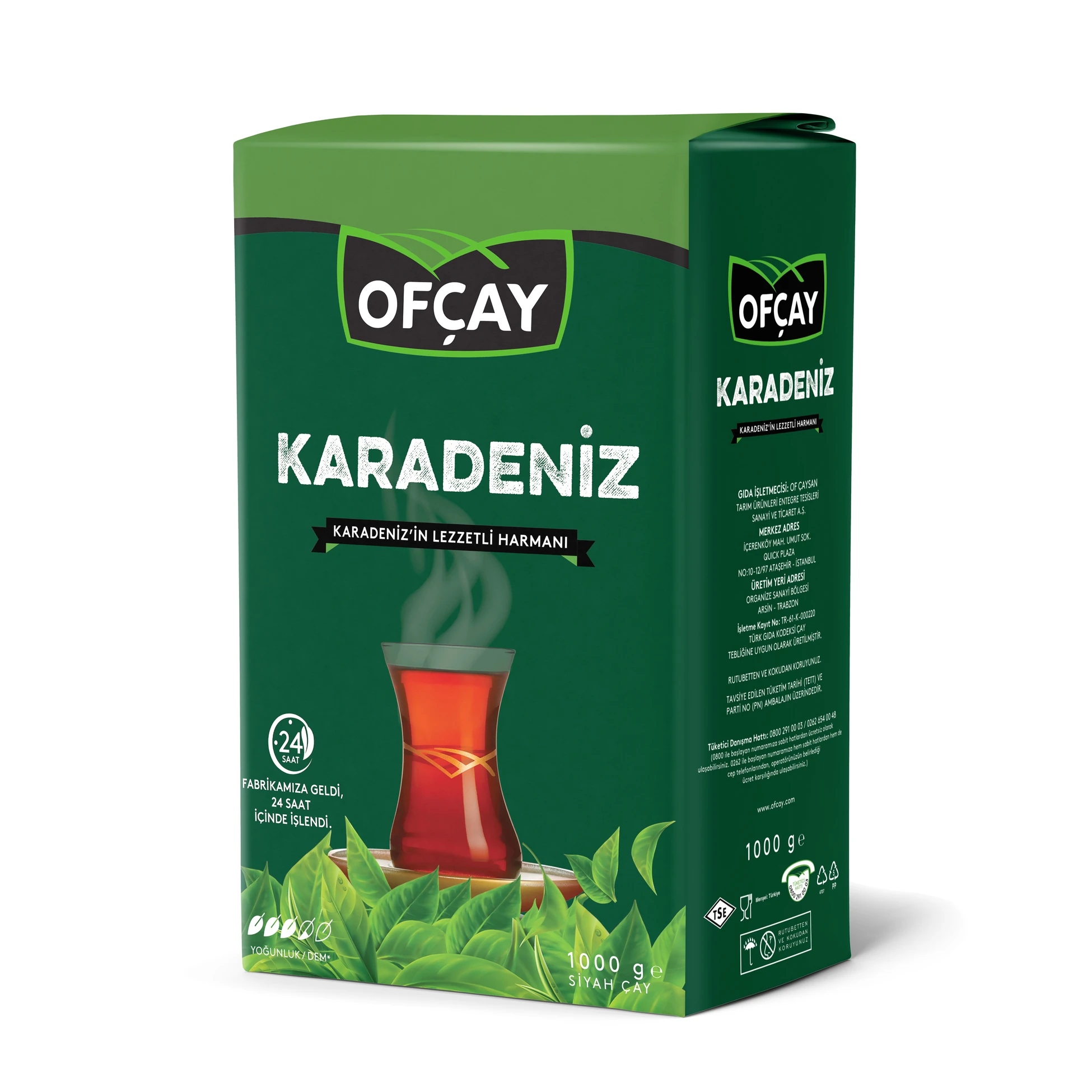 Ofçay Karadeniz Dökme Çay 1000g