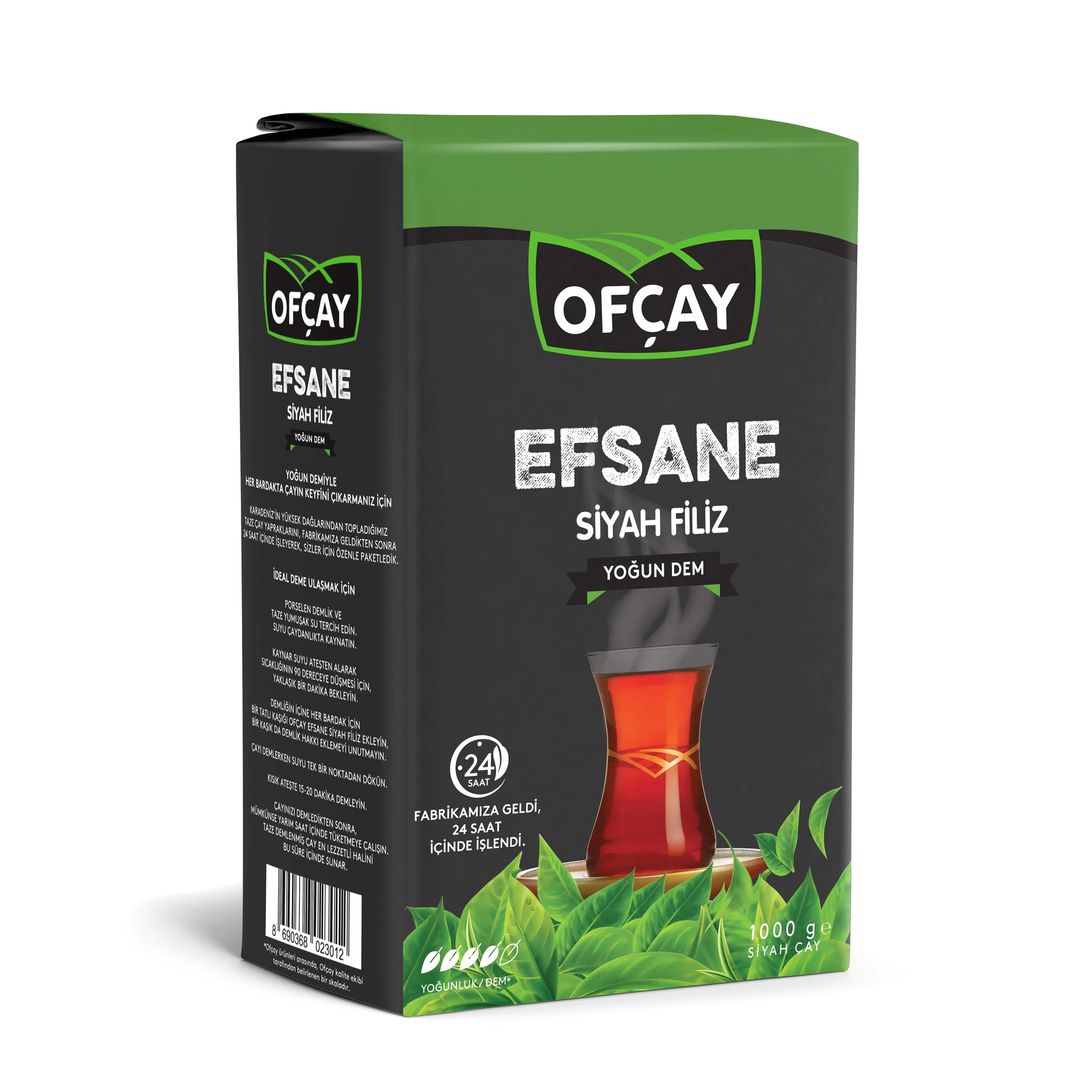 Ofçay Efsane Siyah Filiz Dökme Çay 1000g