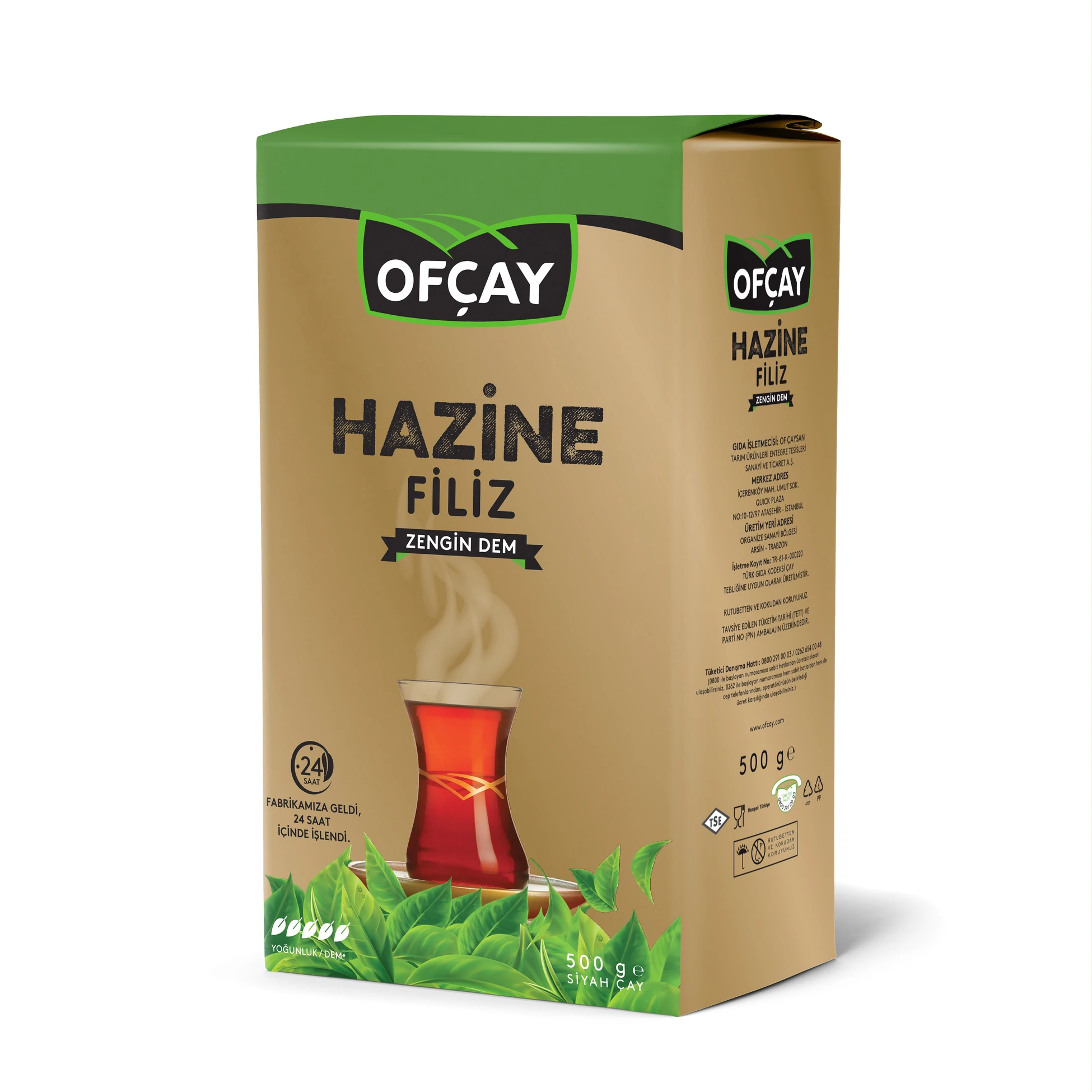 Ofçay Hazine Filiz Dökme Çay 500g