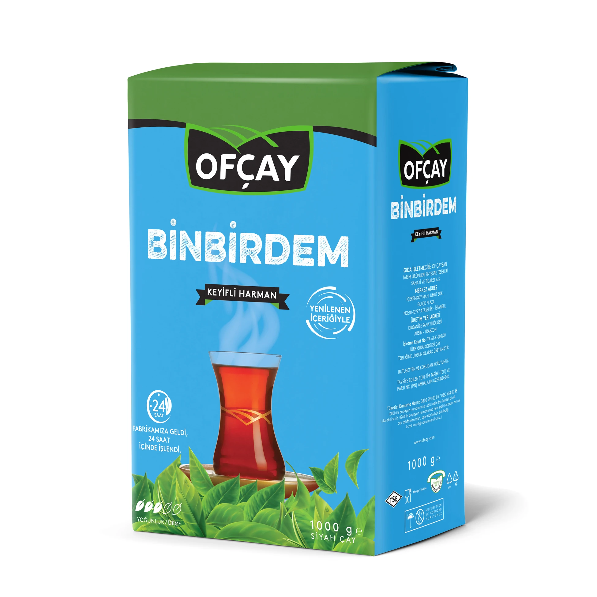 Ofçay Binbirdem Dökme Çay 1000g