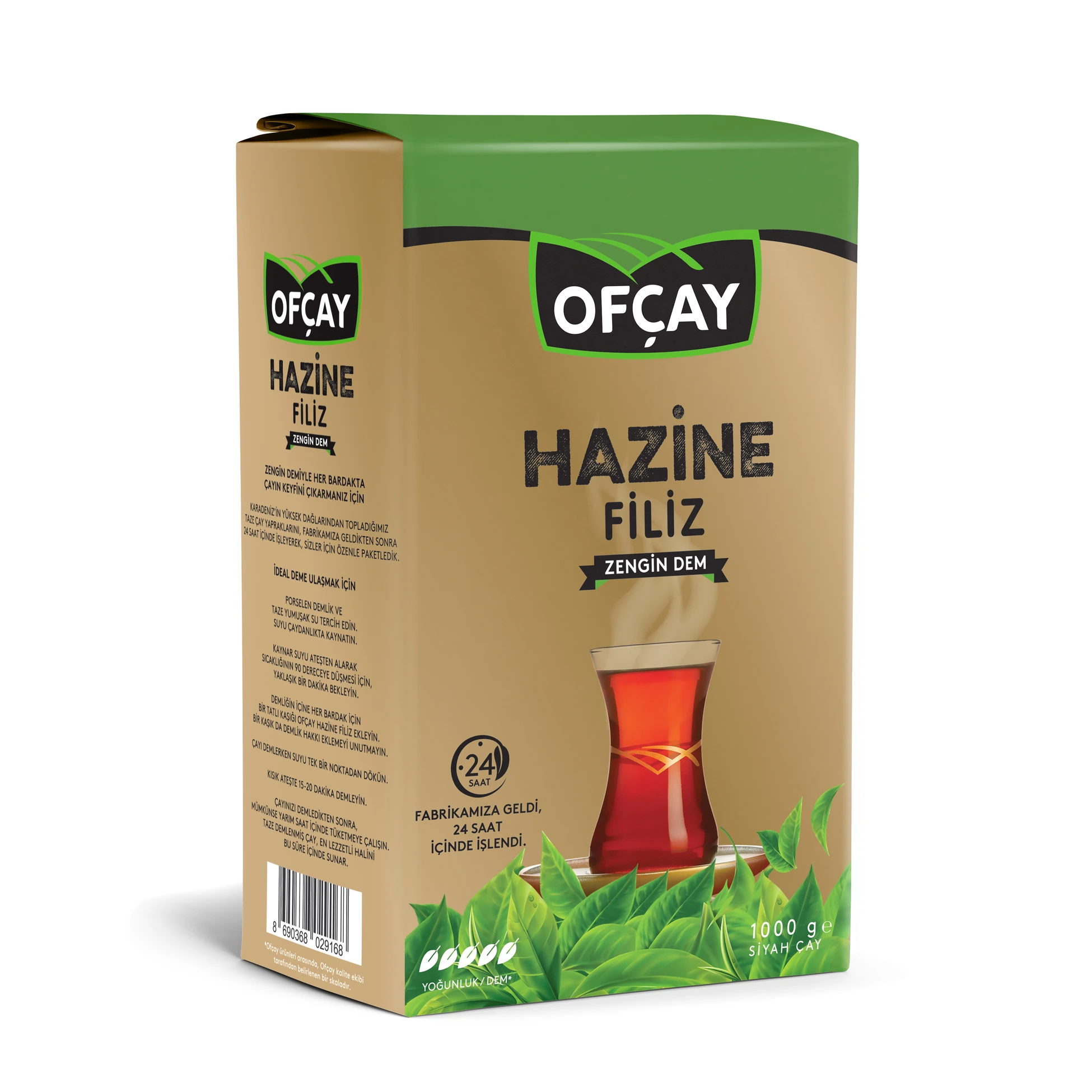 Ofçay Hazine Filiz Dökme Çay 1000g