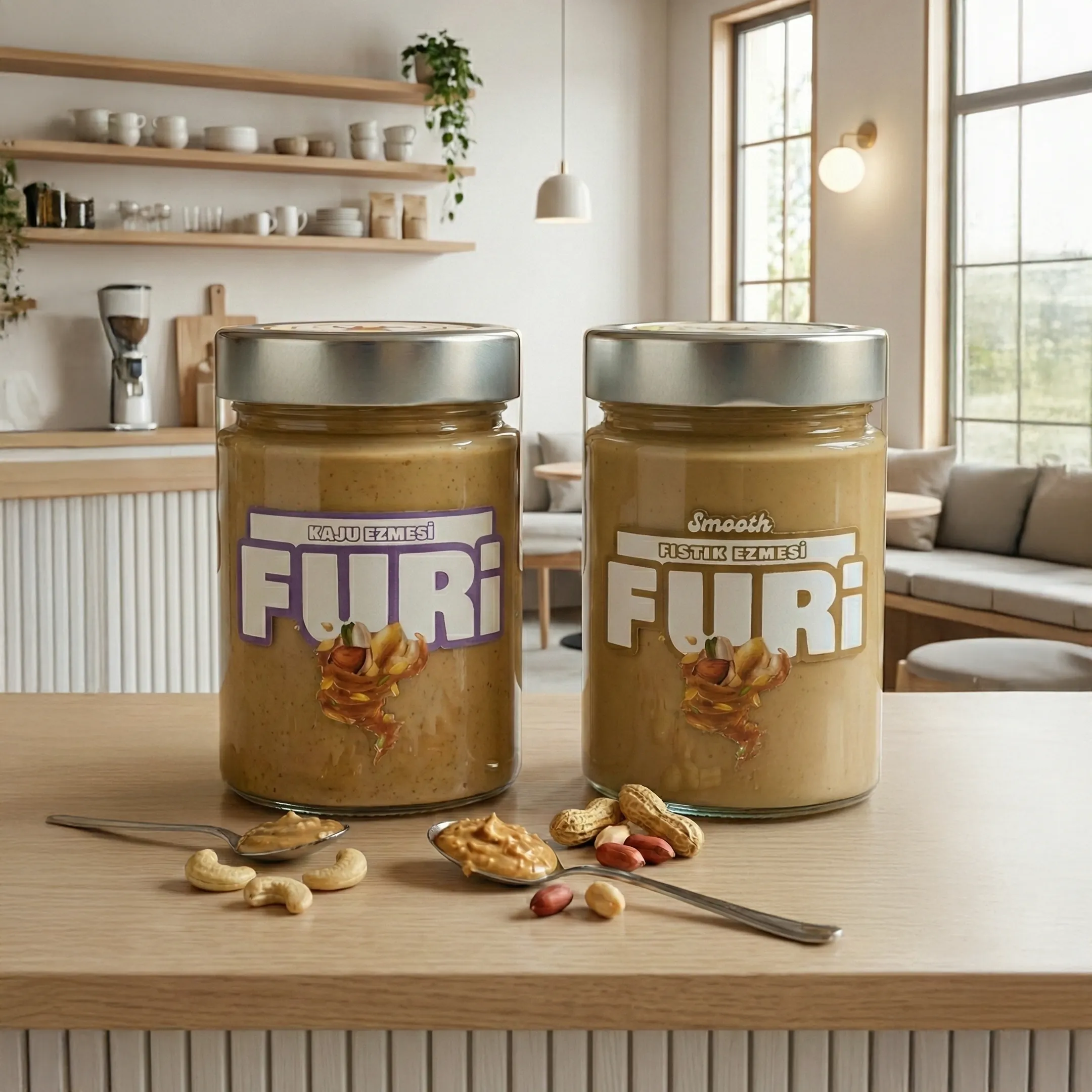 Smooth Fıstık Ezmesi 600g + Kaju Ezmesi 600g