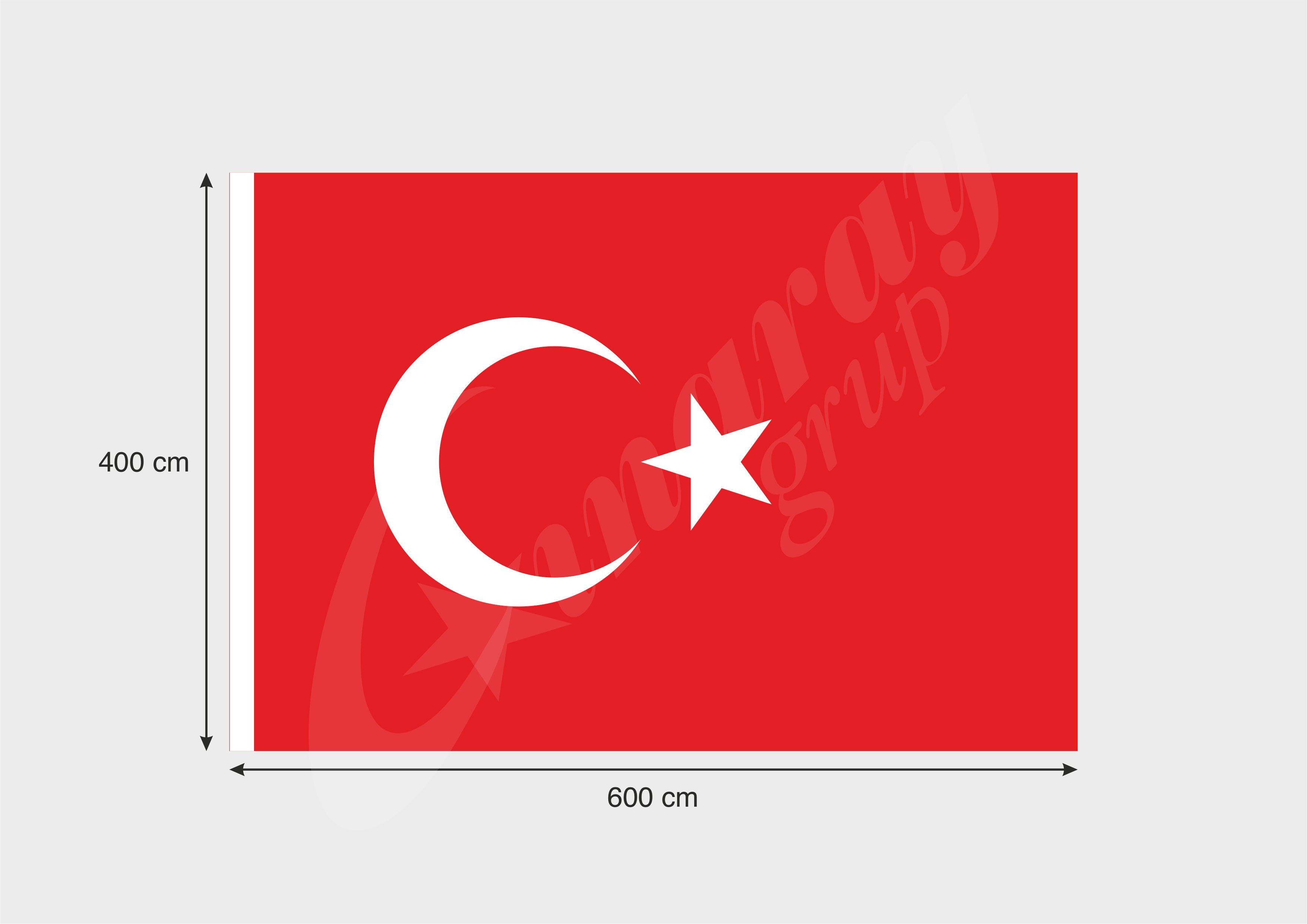 Türk Bayrağı 500x750 cm