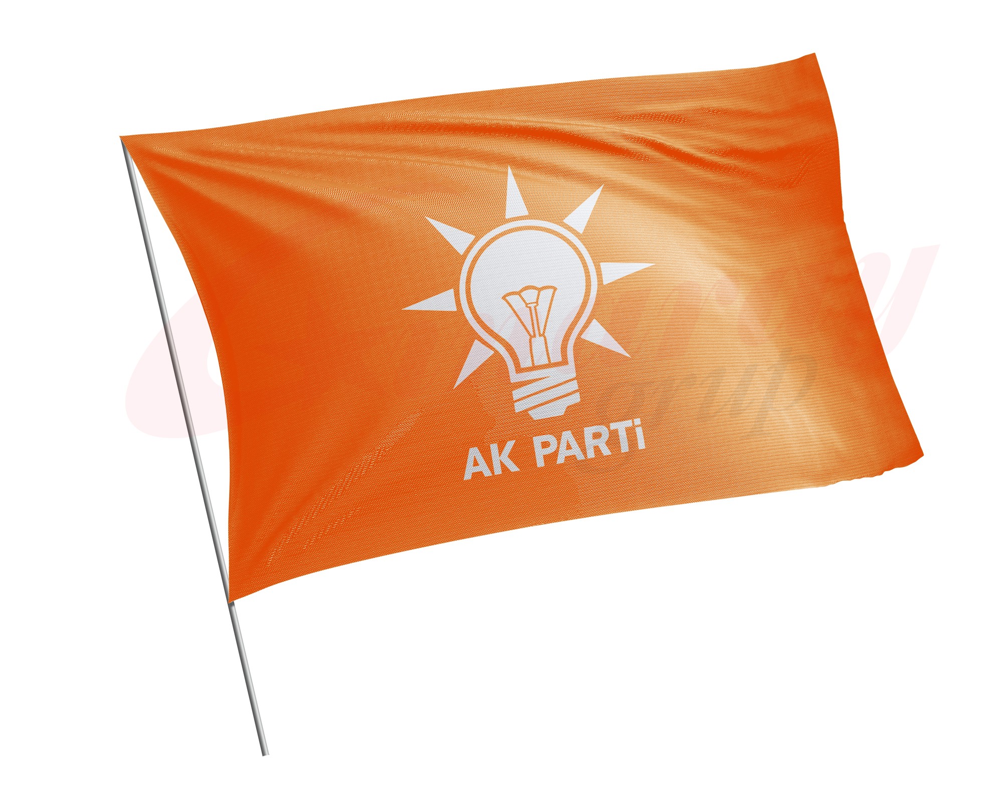 Ak Parti Bayrağı Turuncu