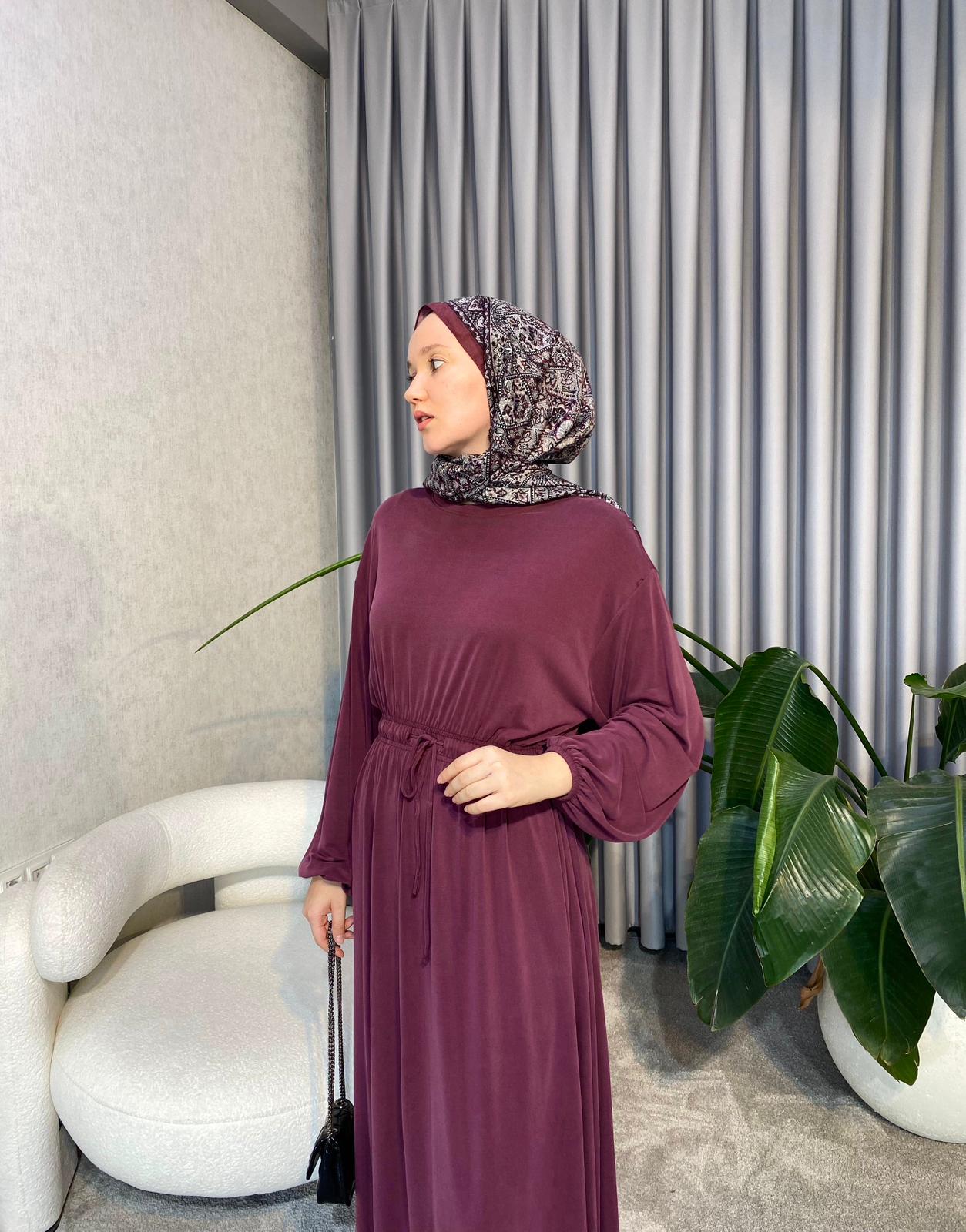 Estella Oysh Elbise - Bordo