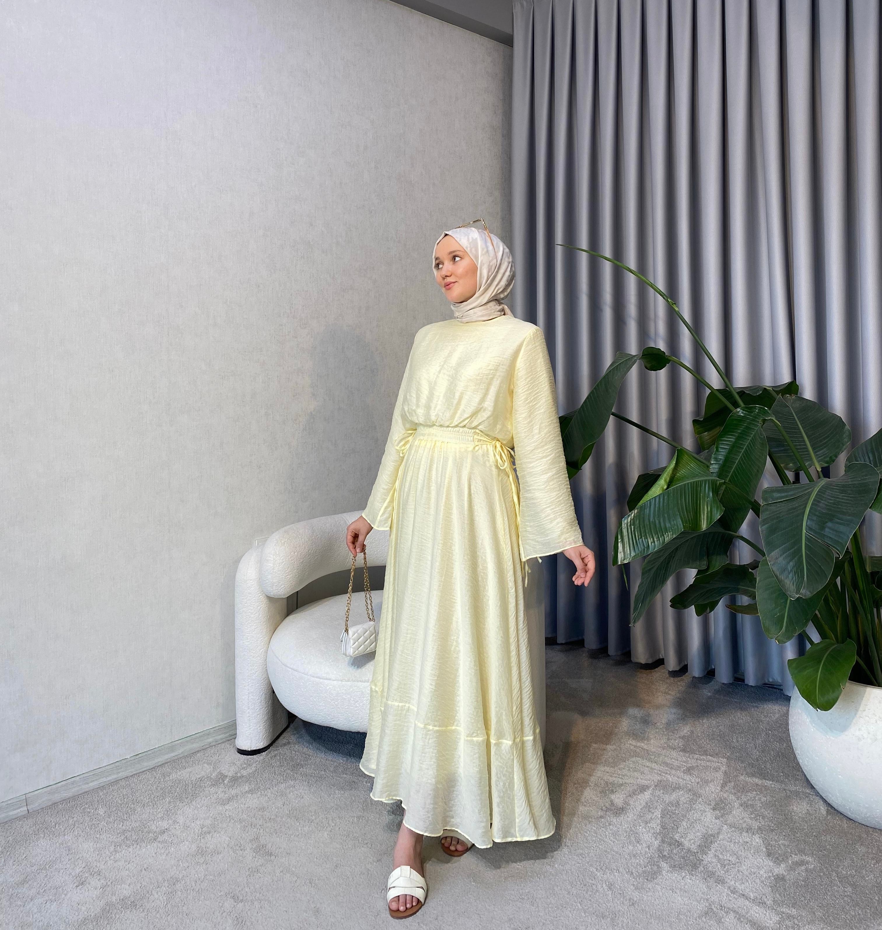 Mimoza Elbise - Butter Yellow
