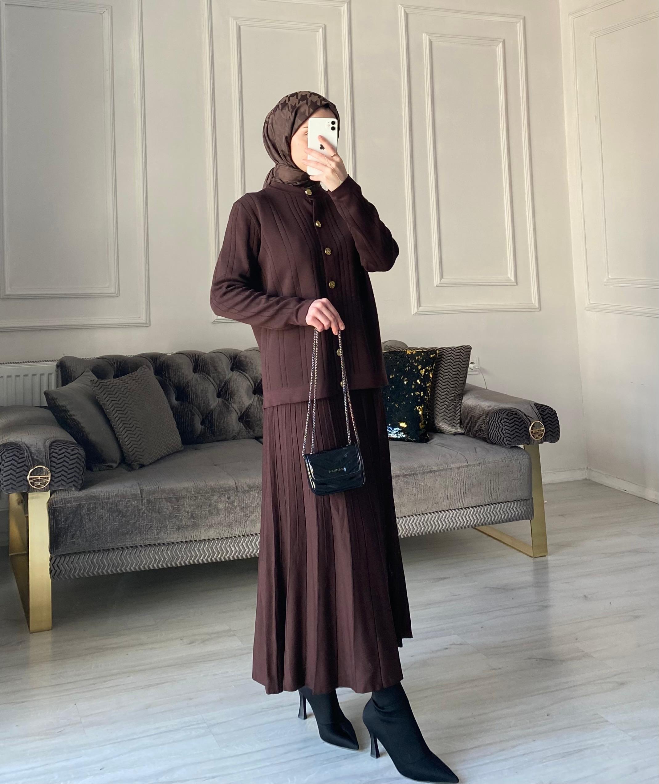 Sierra Merserize Etekli Takım - Acı Kahve