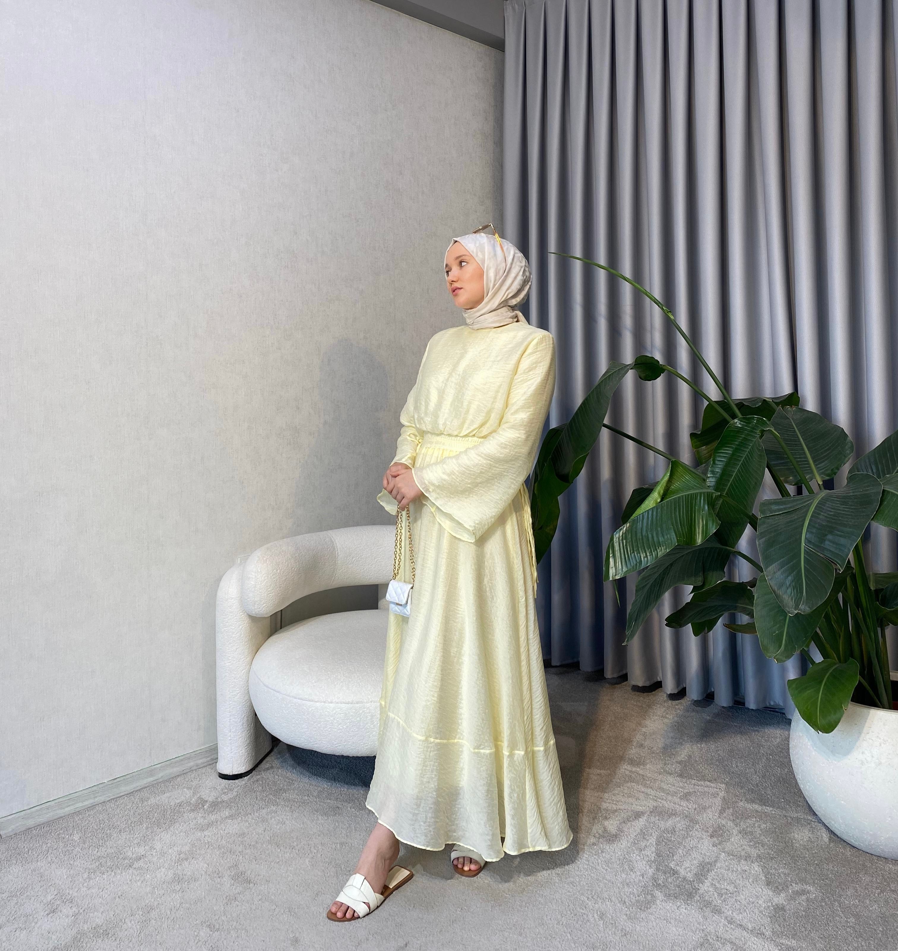 Mimoza Elbise - Butter Yellow