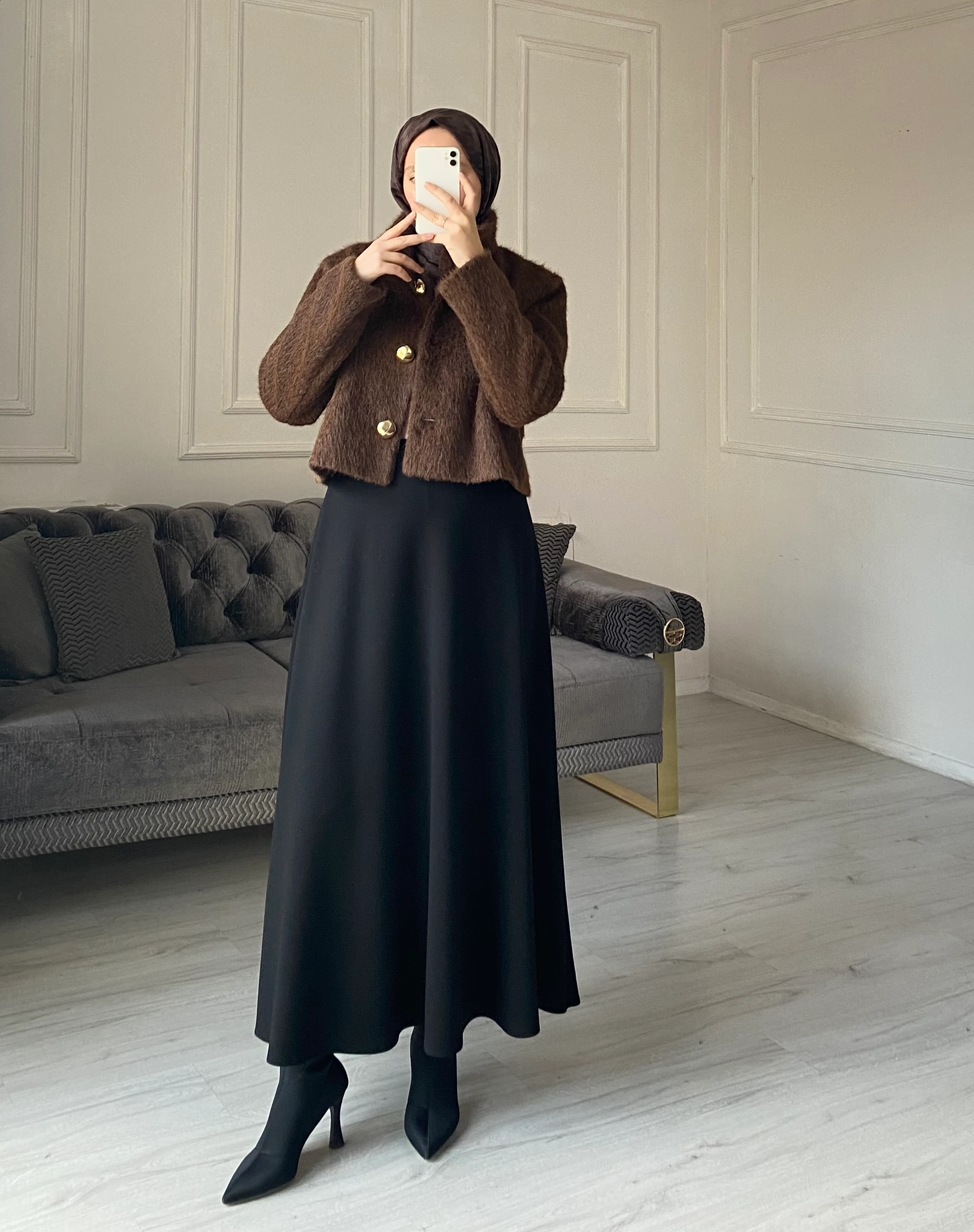 Danny Kürk Ceket - Kahve