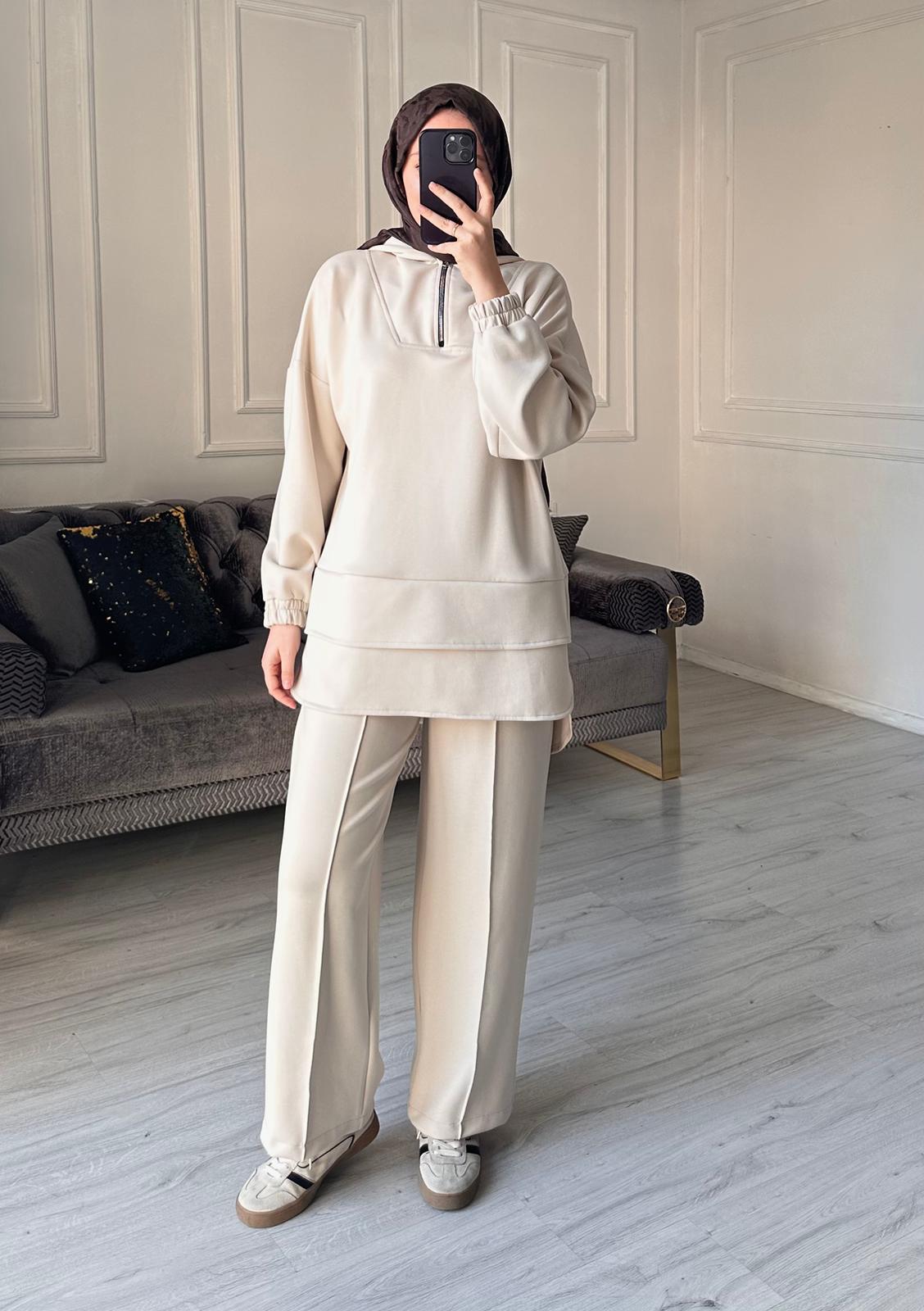 Nicol Oysh Pantolonlu Takım - Taş