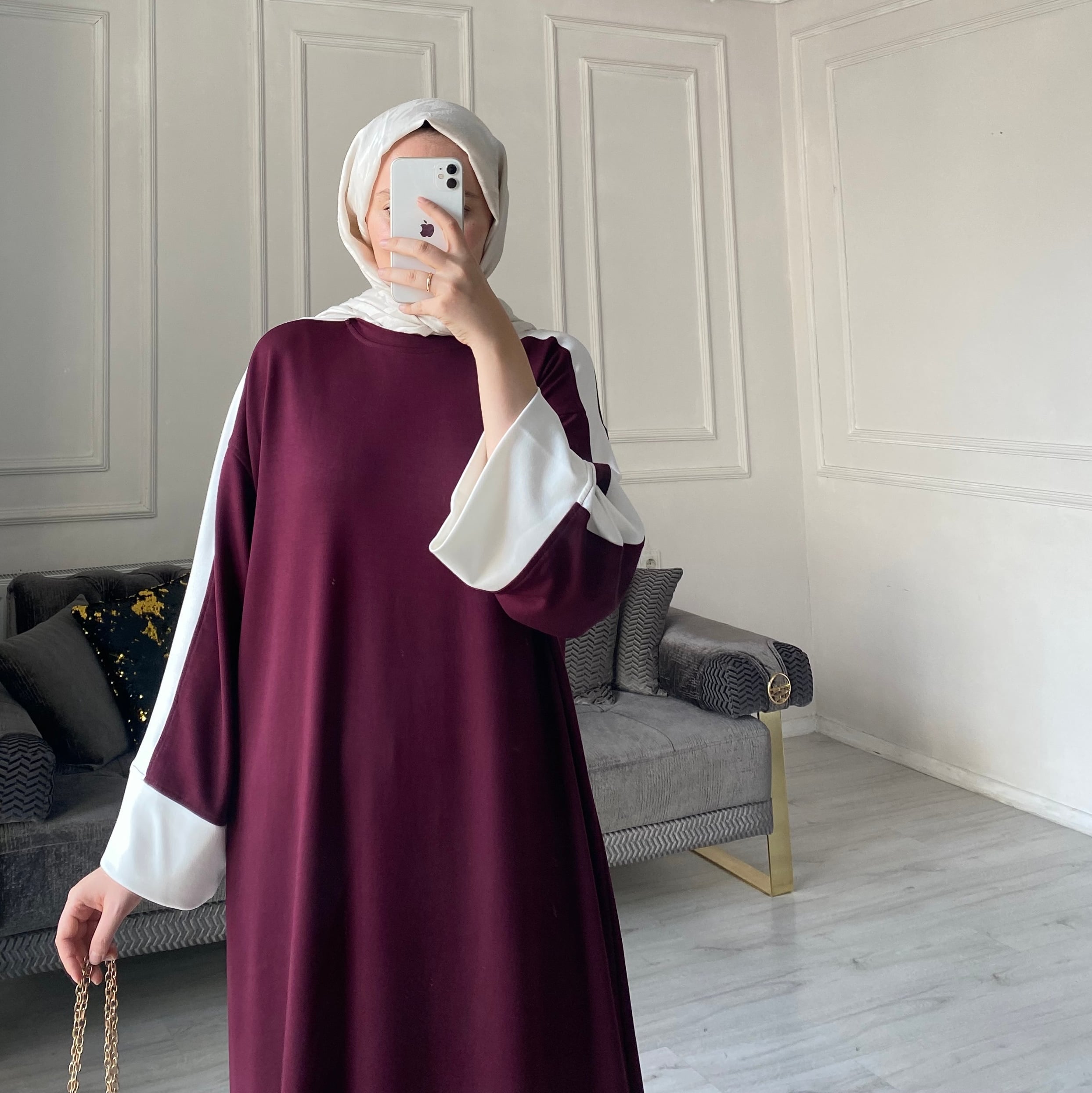 Nora Oysh Elbise  - Bordo