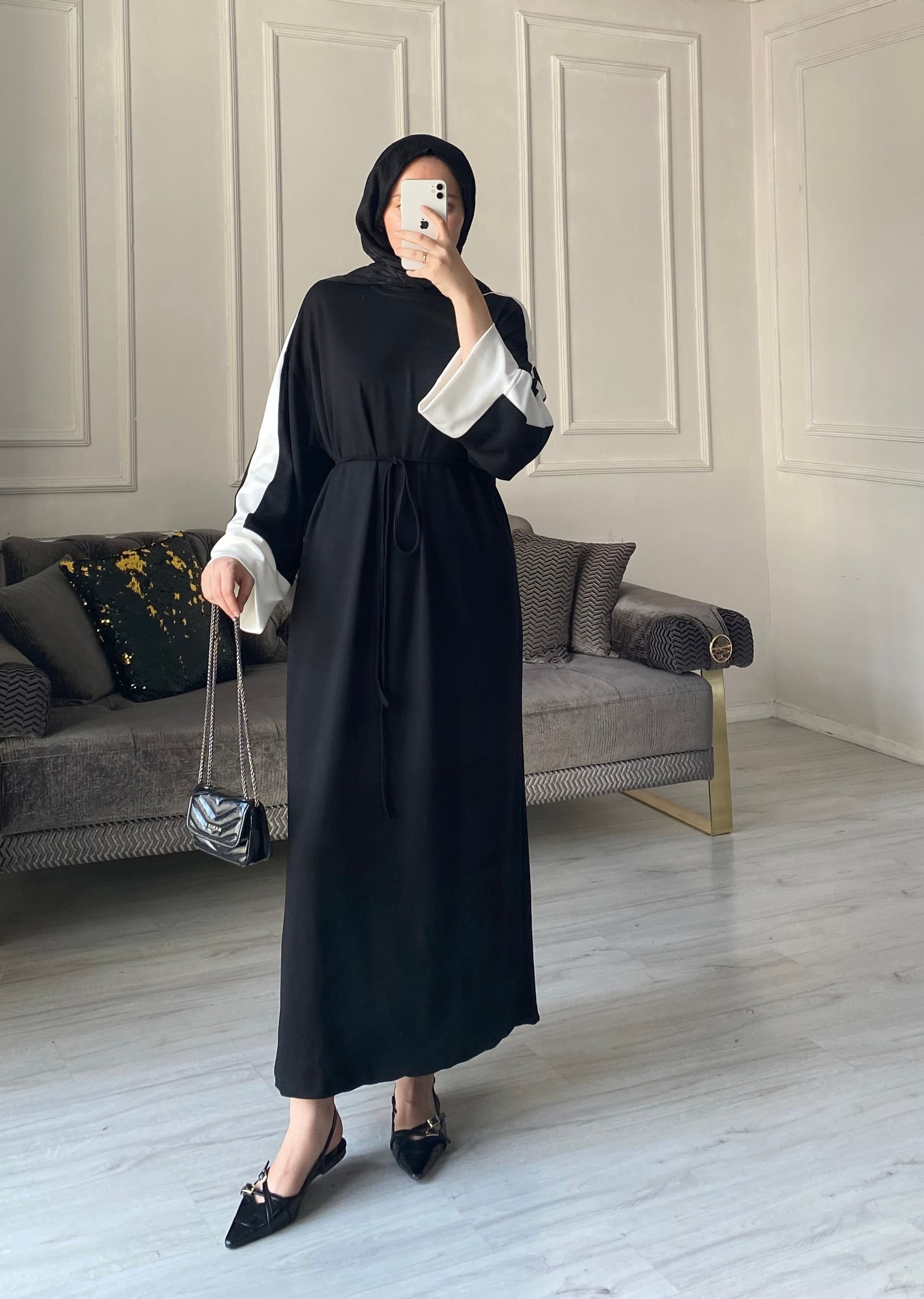 Nora Oysh Elbise  - Siyah